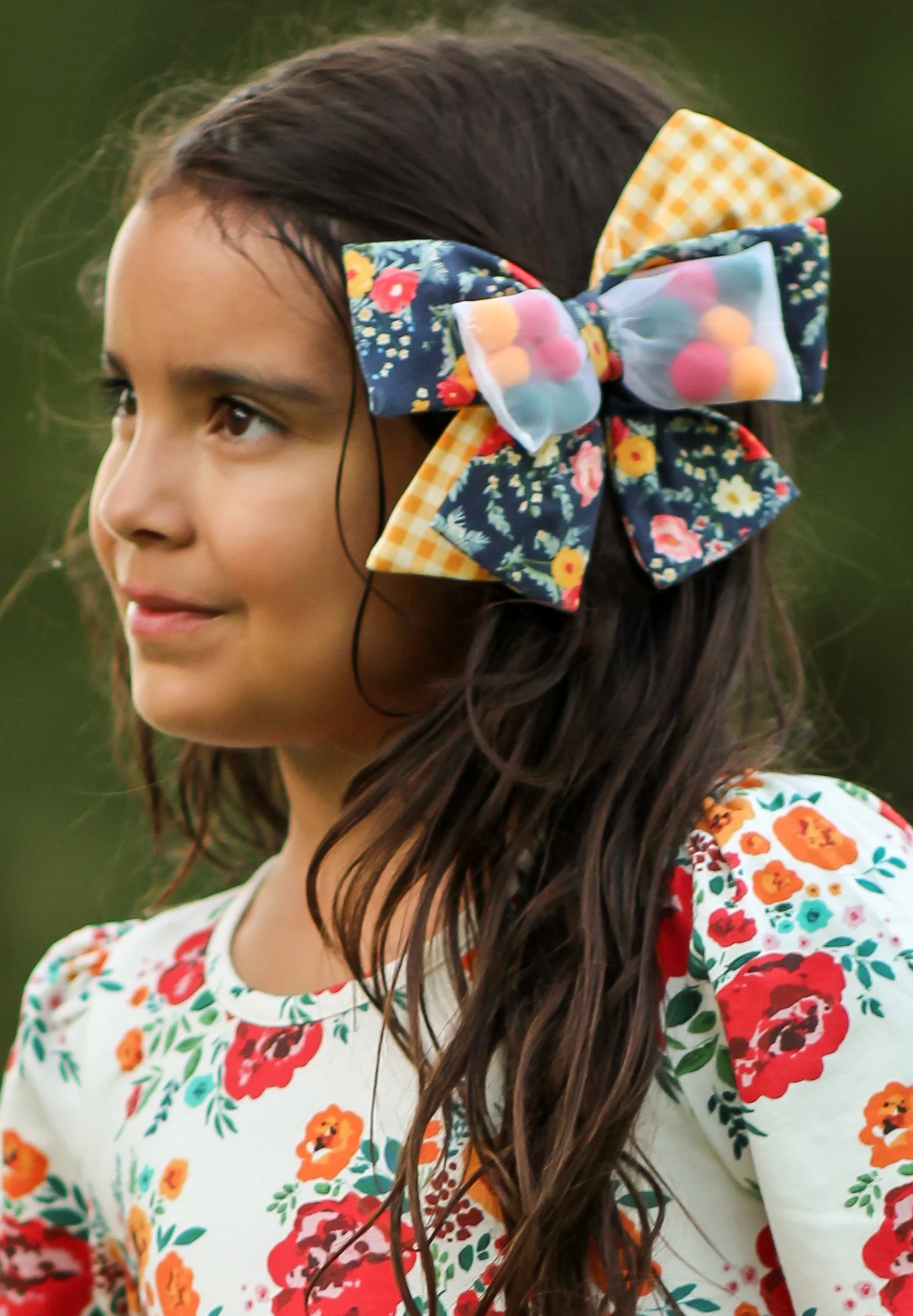 Acorn Adventures Pom Pom Bow