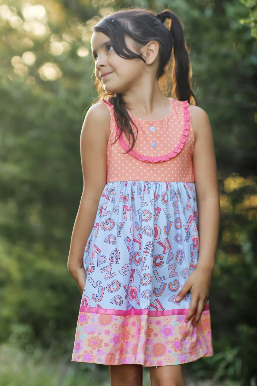 Alphabet Parade Bib Dress - Image 11