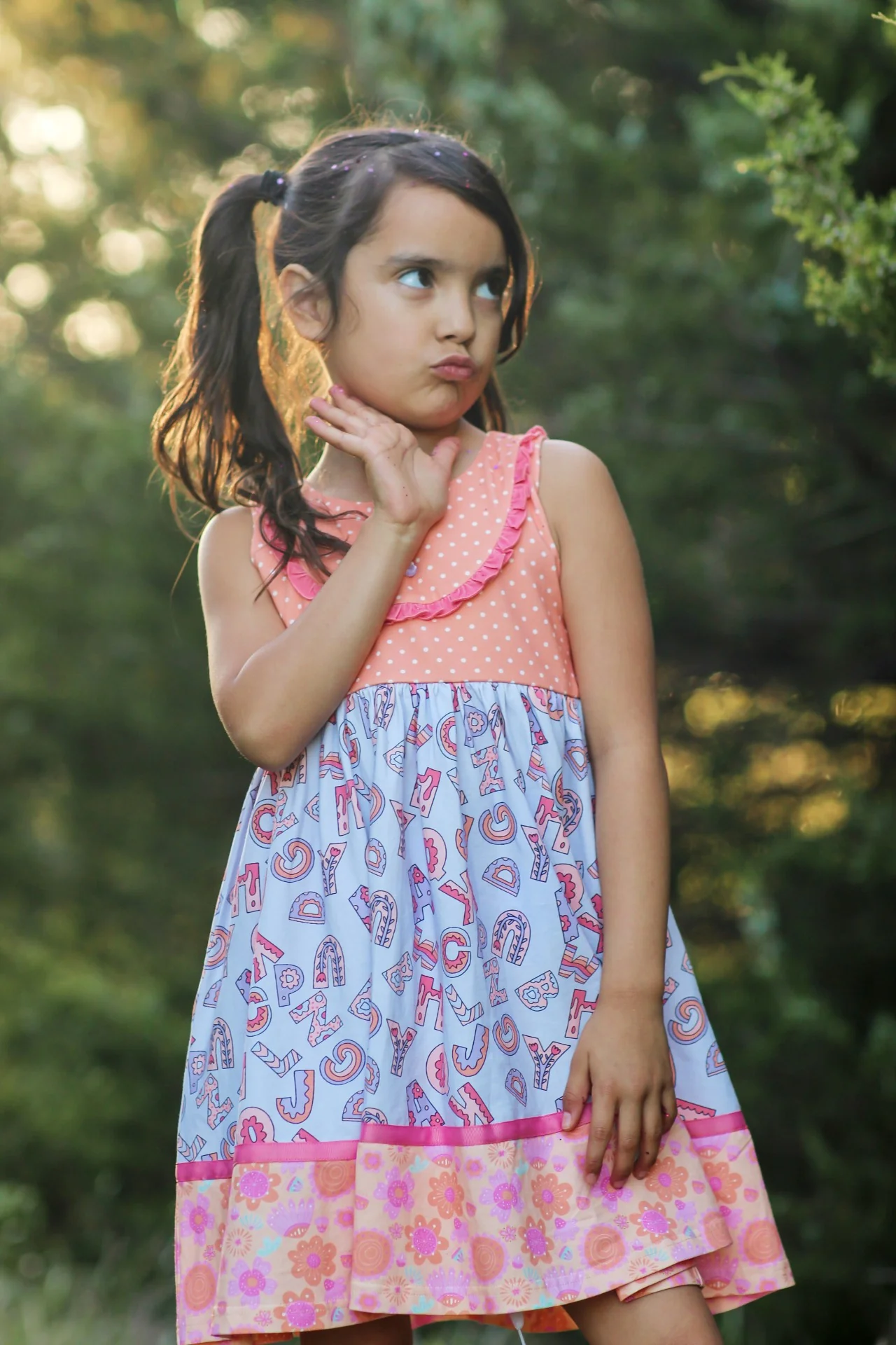Alphabet Parade Bib Dress - Image 6