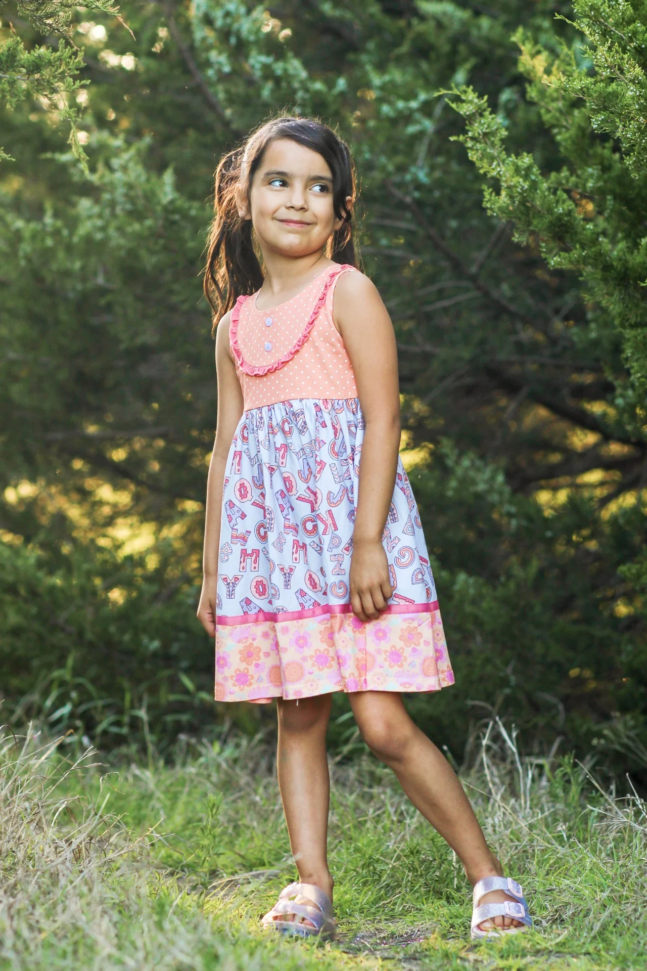 Alphabet Parade Bib Dress - Image 7