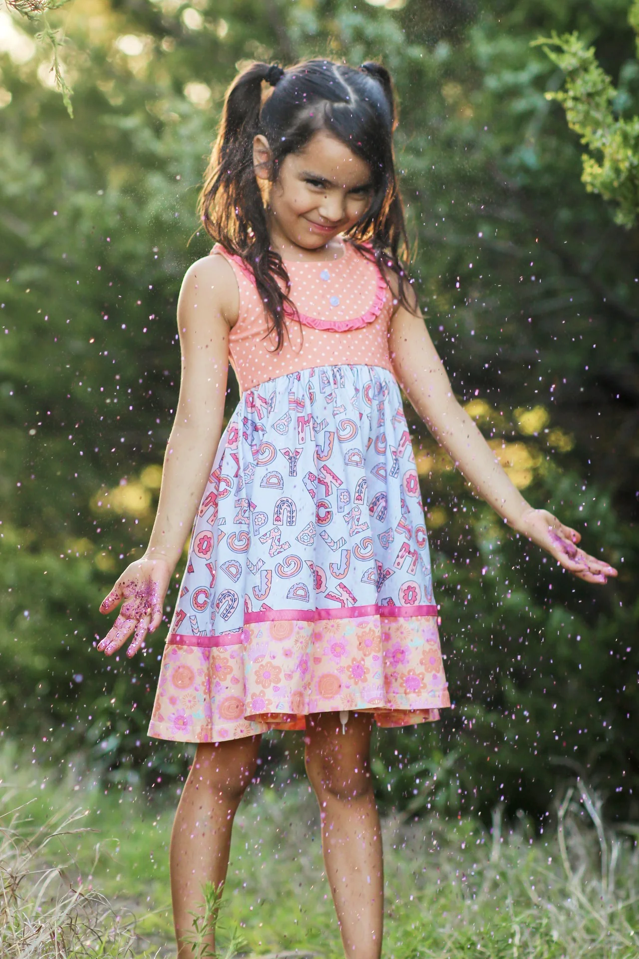 Alphabet Parade Bib Dress - Image 9