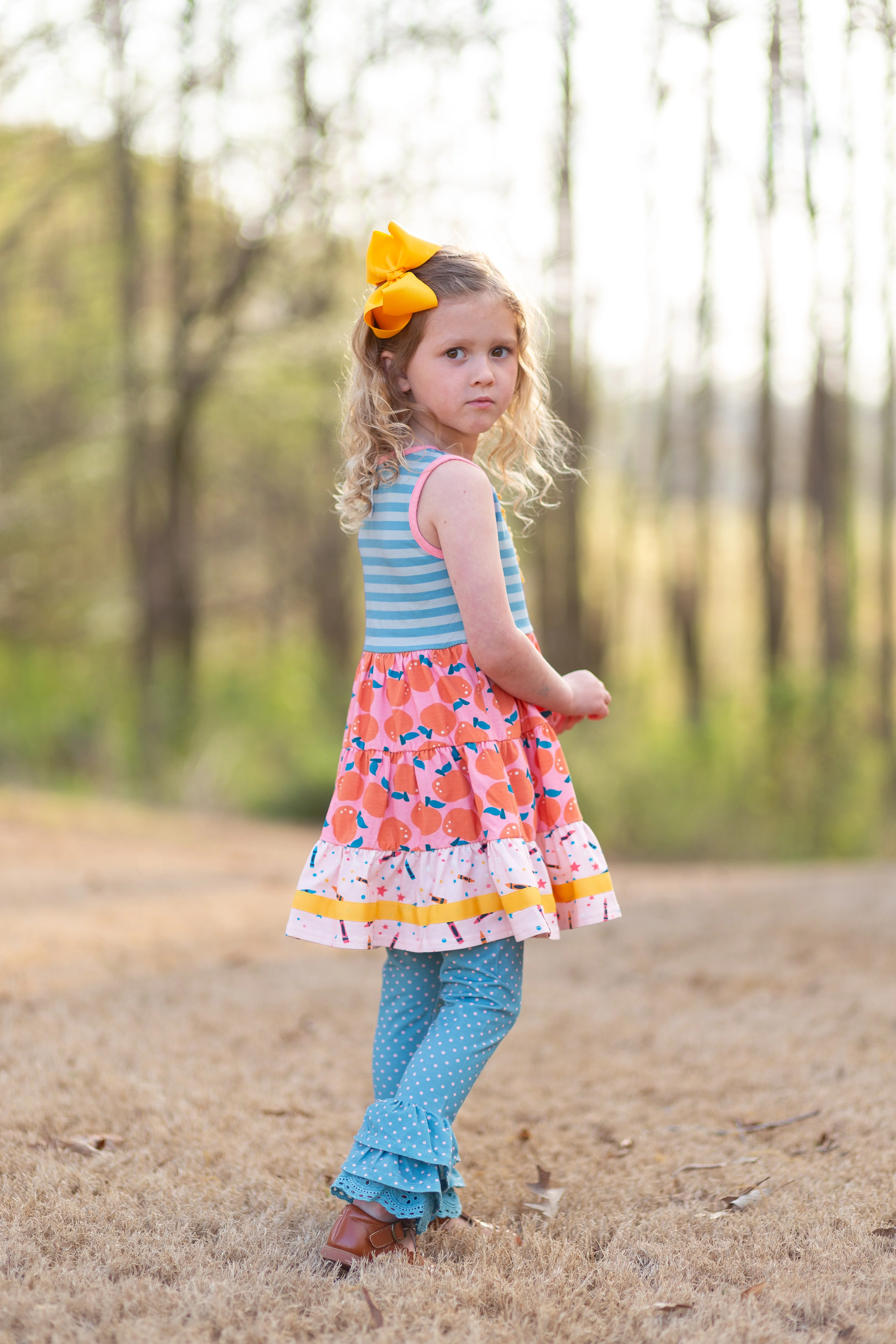 Apple of My Eye Button Dress - Image 12