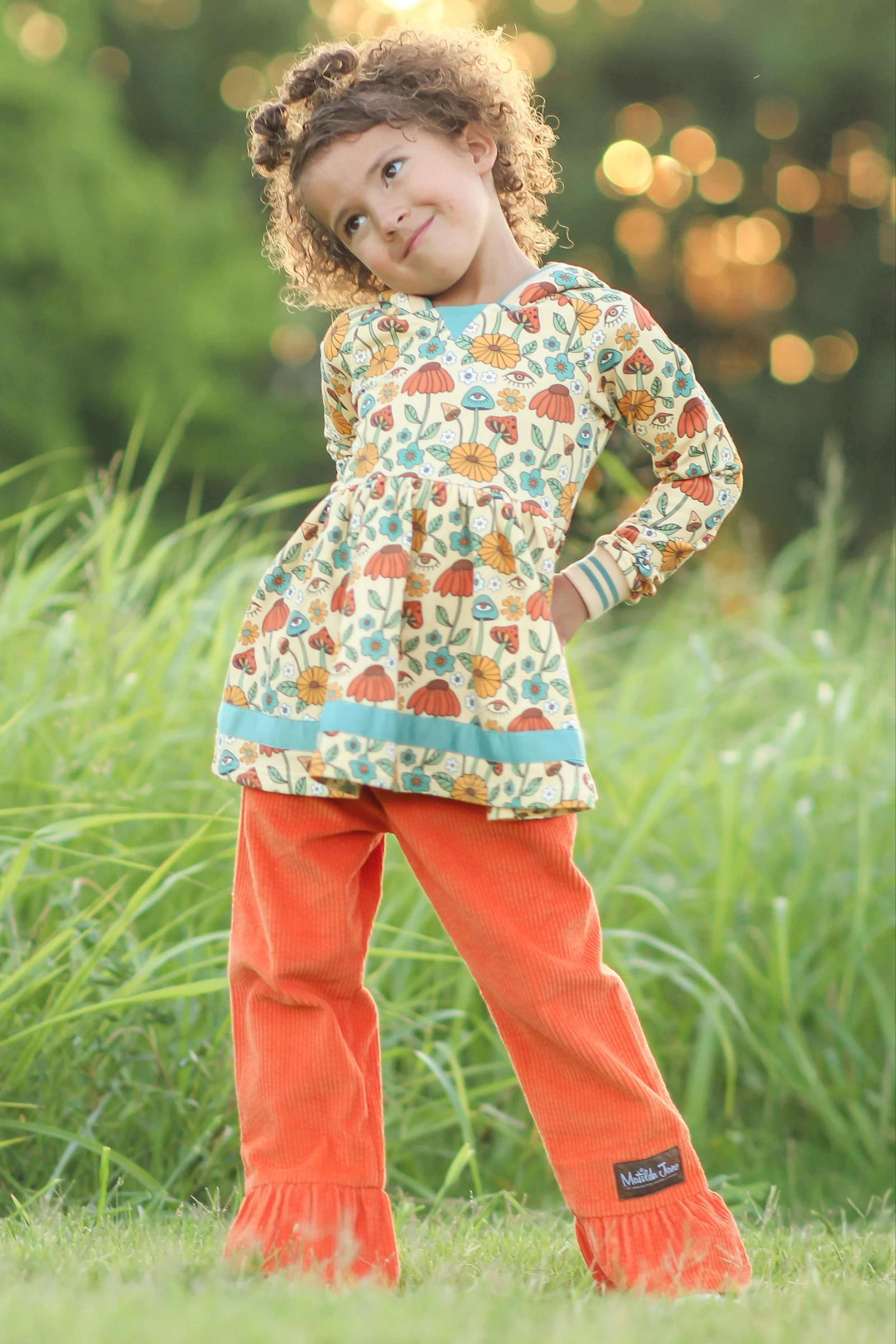 Boogie & Bloom Corduroy Big Ruffles - Image 2