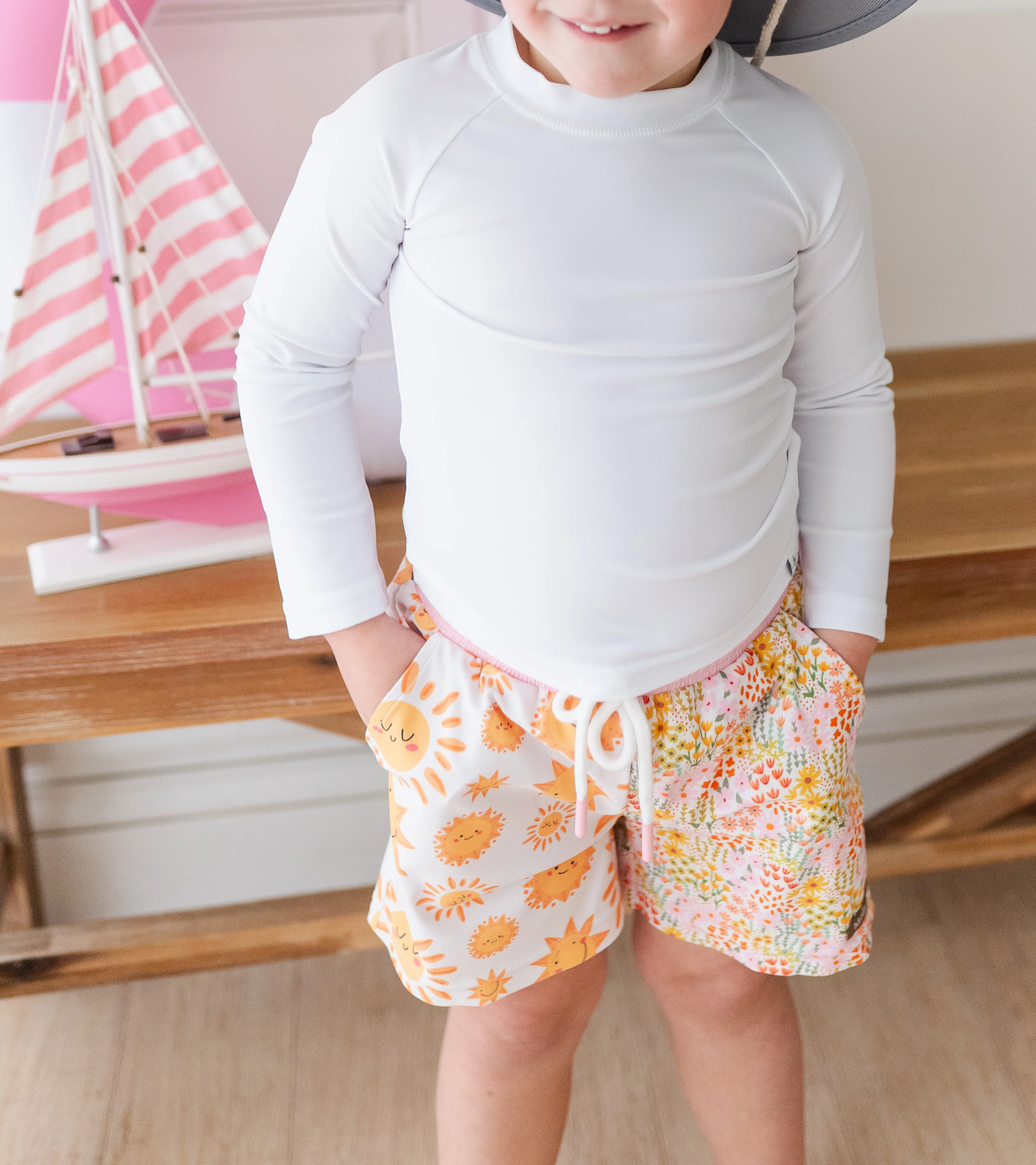 Boys Swim Trunks | Sunny Days Ahead - Image 4