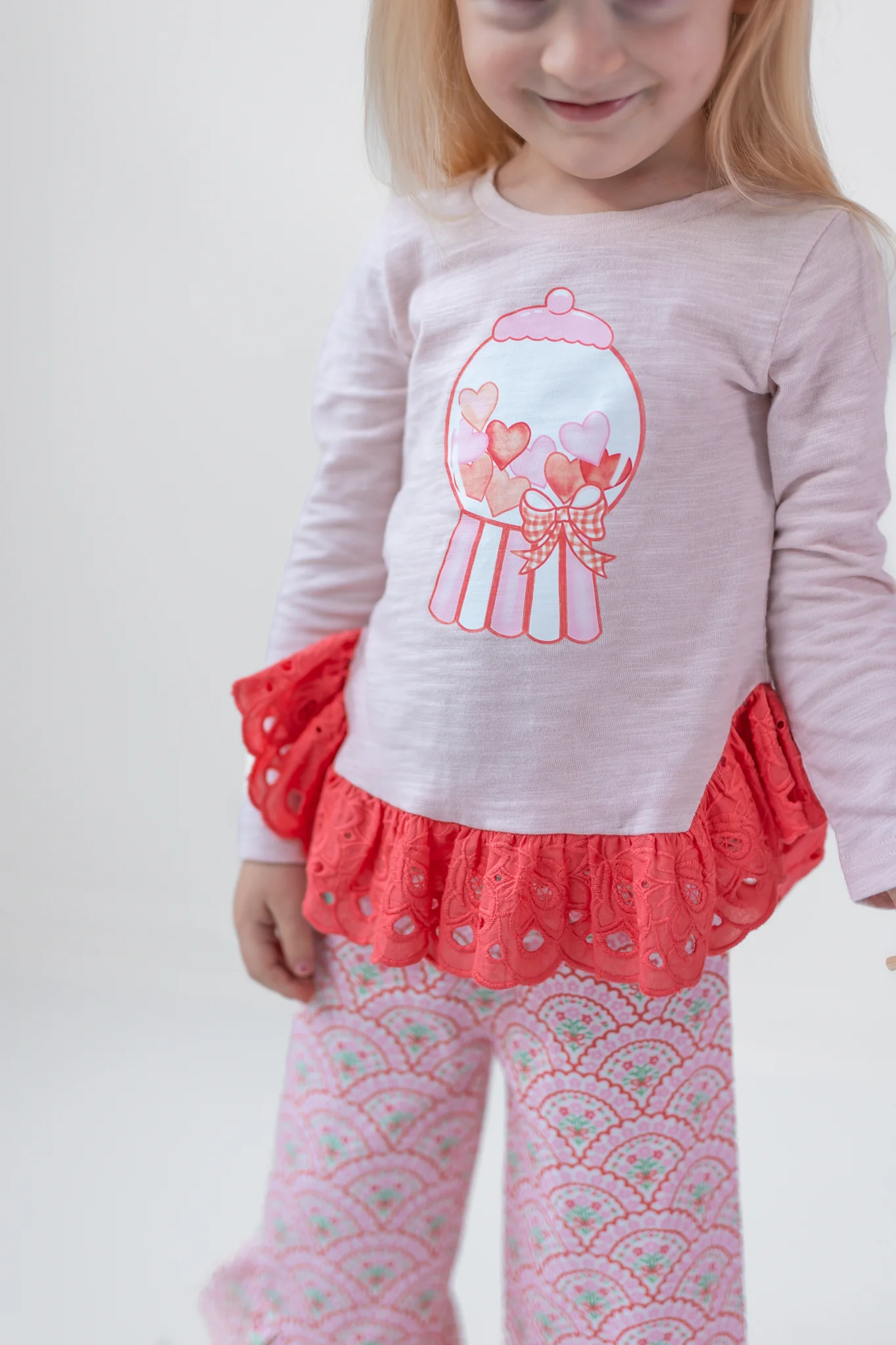 Bubblegum Kisses Ruffle Tee - Image 4