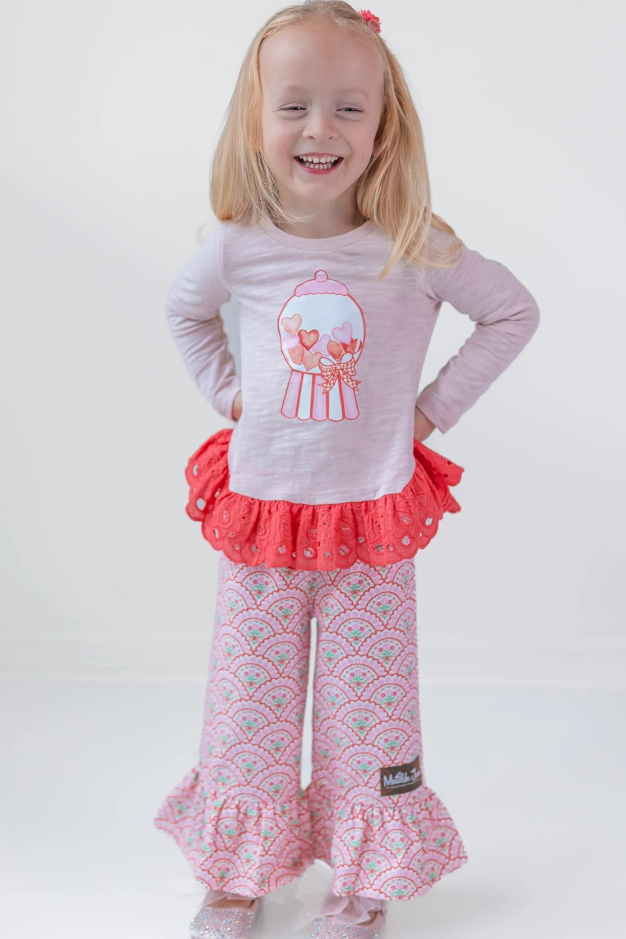 Bubblegum Kisses Ruffle Tee - Image 7