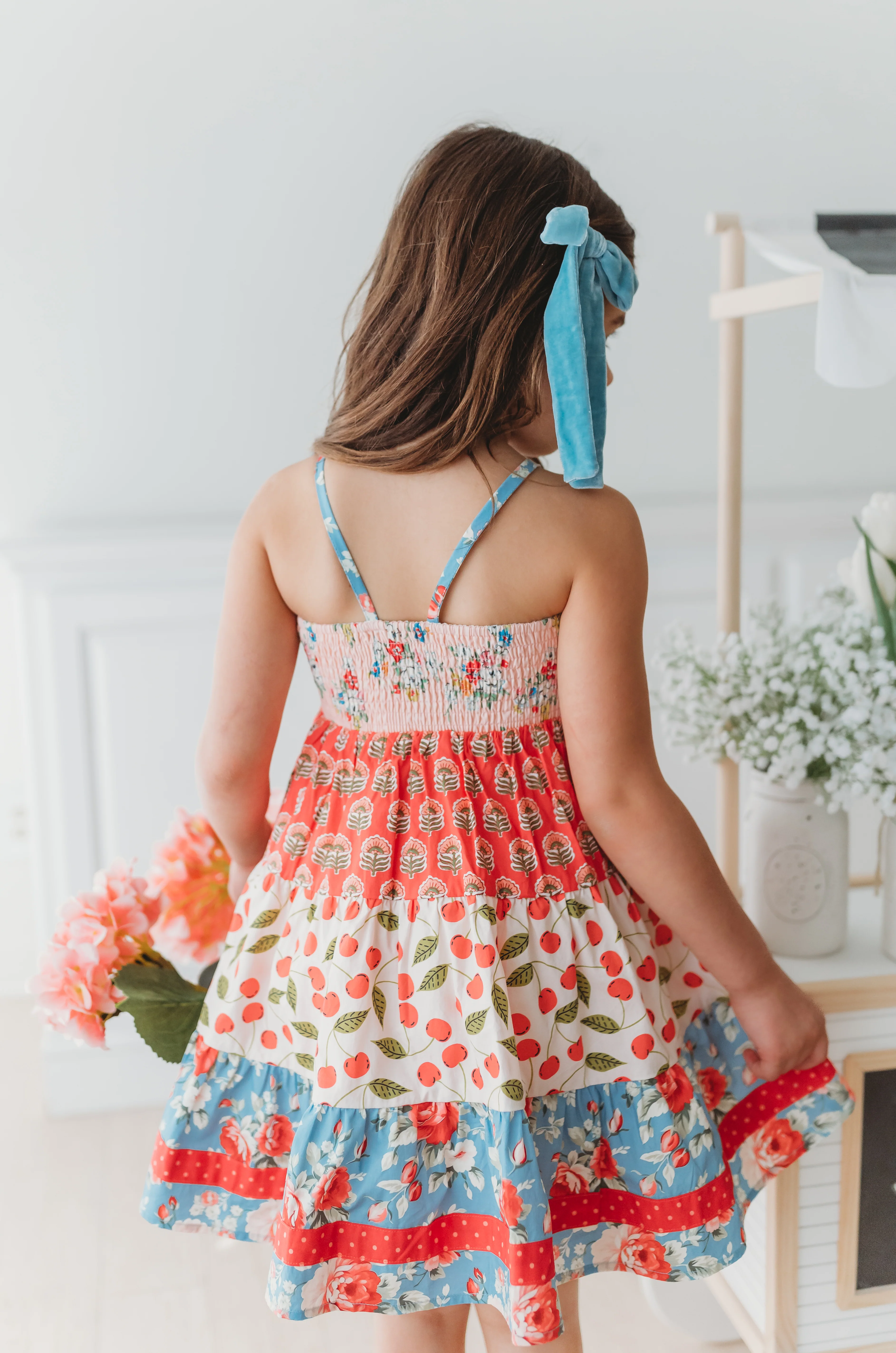 Cherry Glory Panel Dress - Image 7