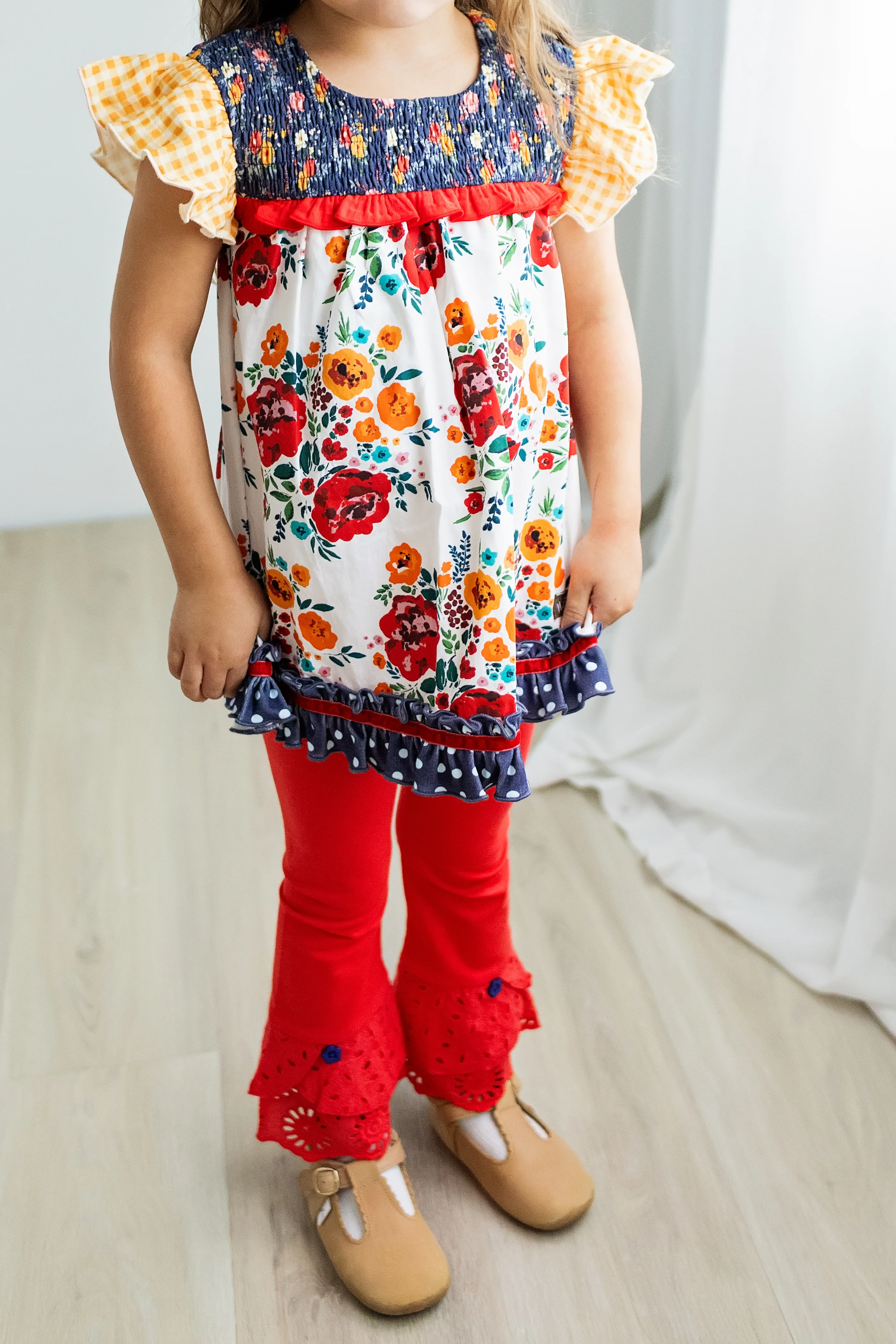 Cozy Hollow Ruffle Leggings - Image 4