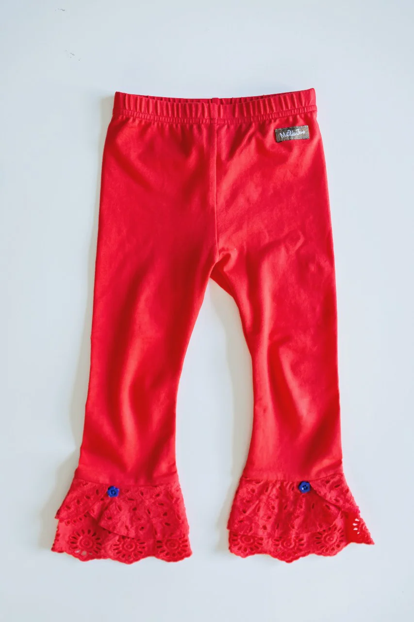 Cozy Hollow Ruffle Leggings - Image 5