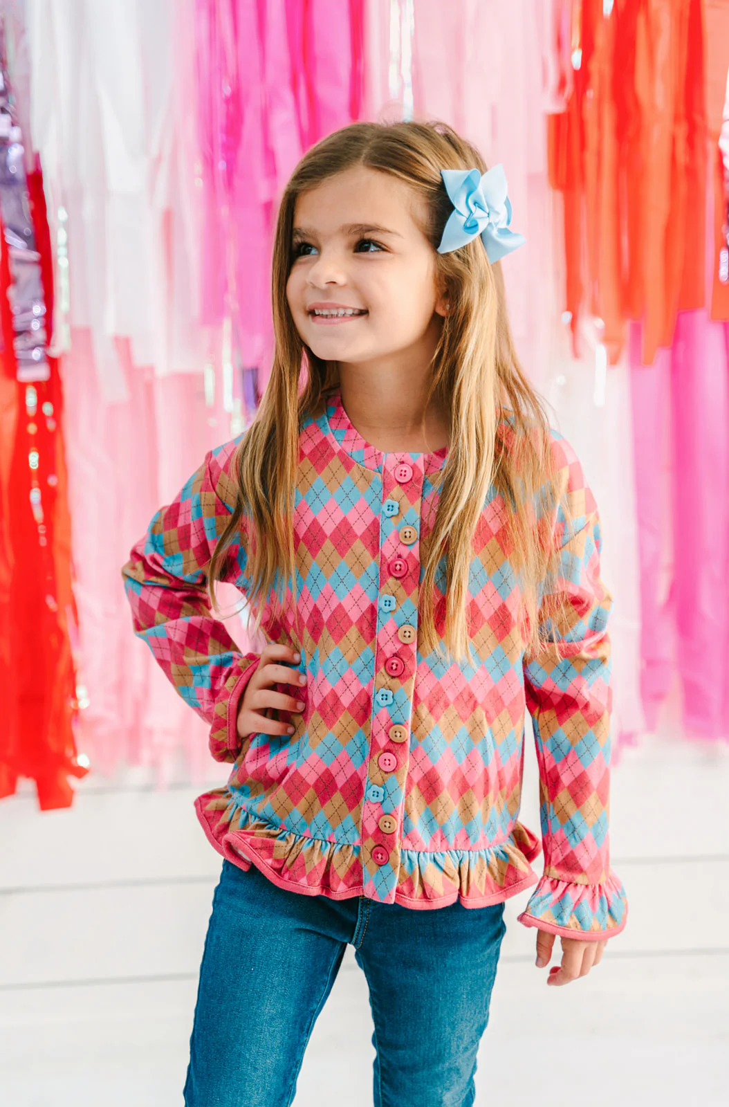 Cupid's Argyle Cardigan - Image 10
