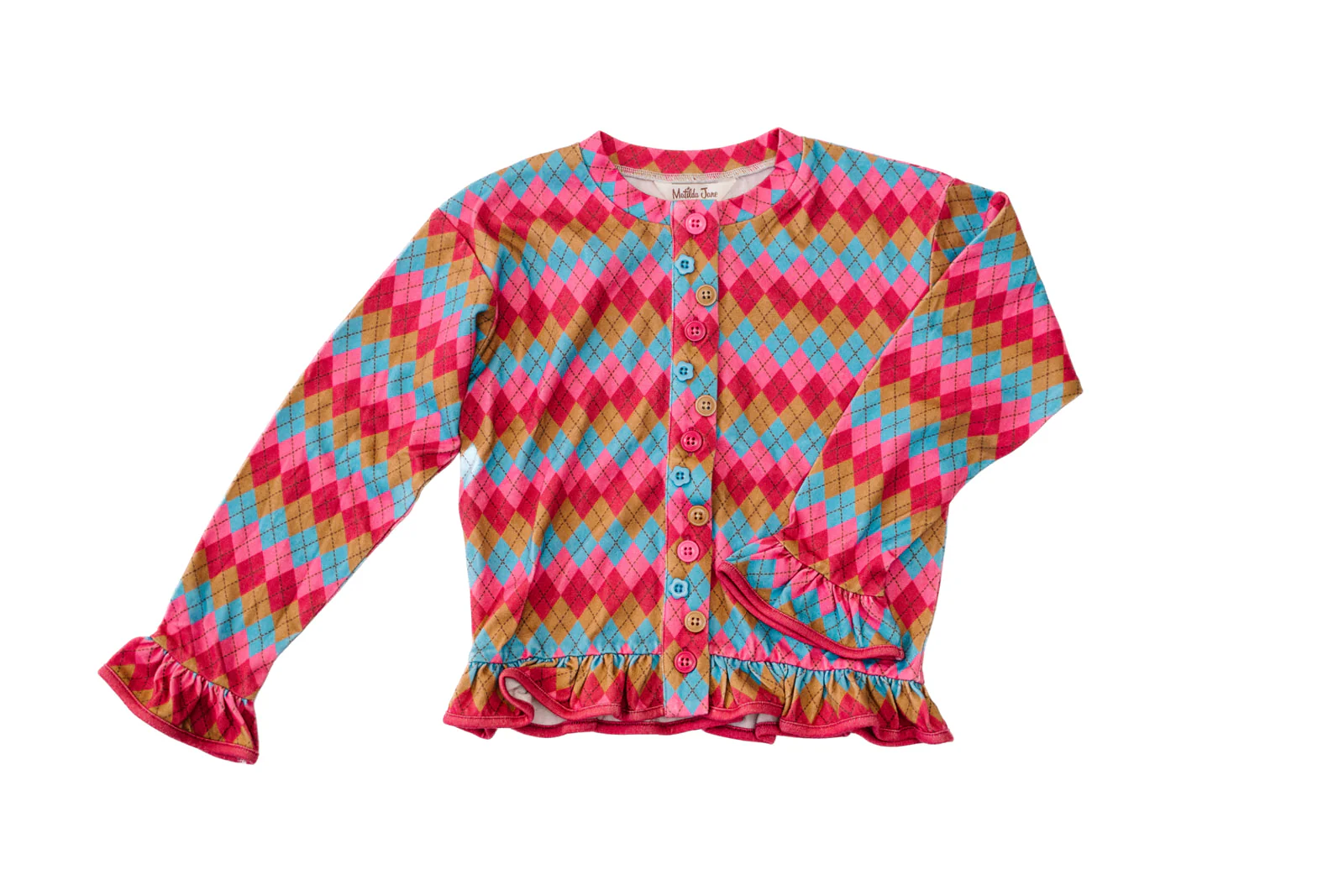 Cupid's Argyle Cardigan - Image 4