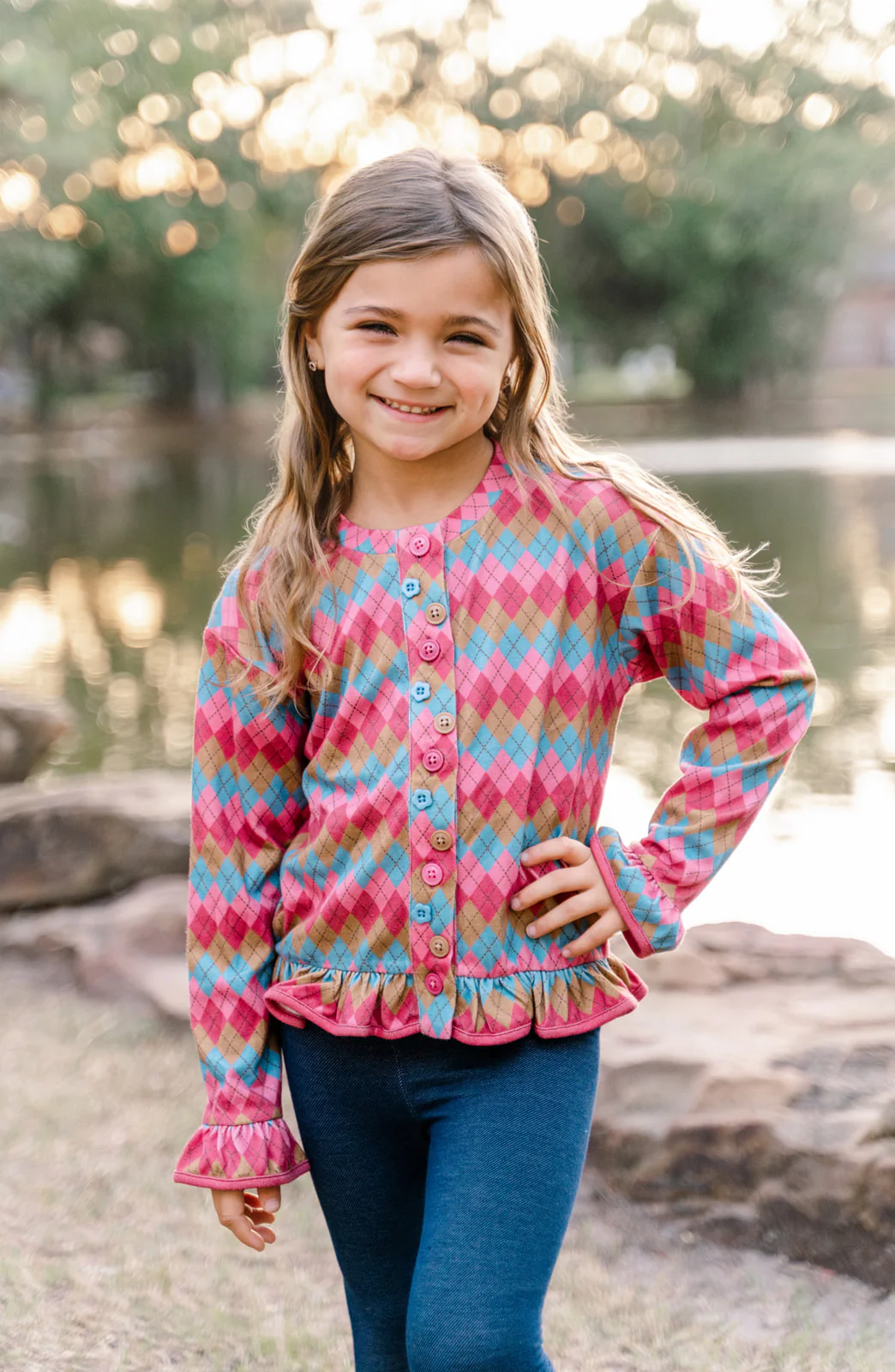 Cupid's Argyle Cardigan - Image 6