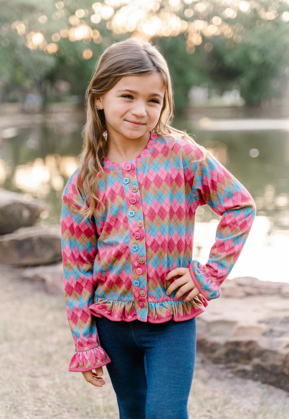 Cupid's Argyle Cardigan - Image 7