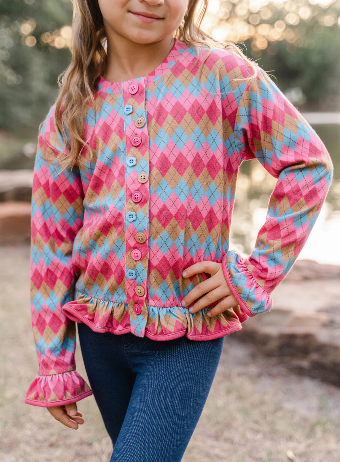 Cupid's Argyle Cardigan - Image 8
