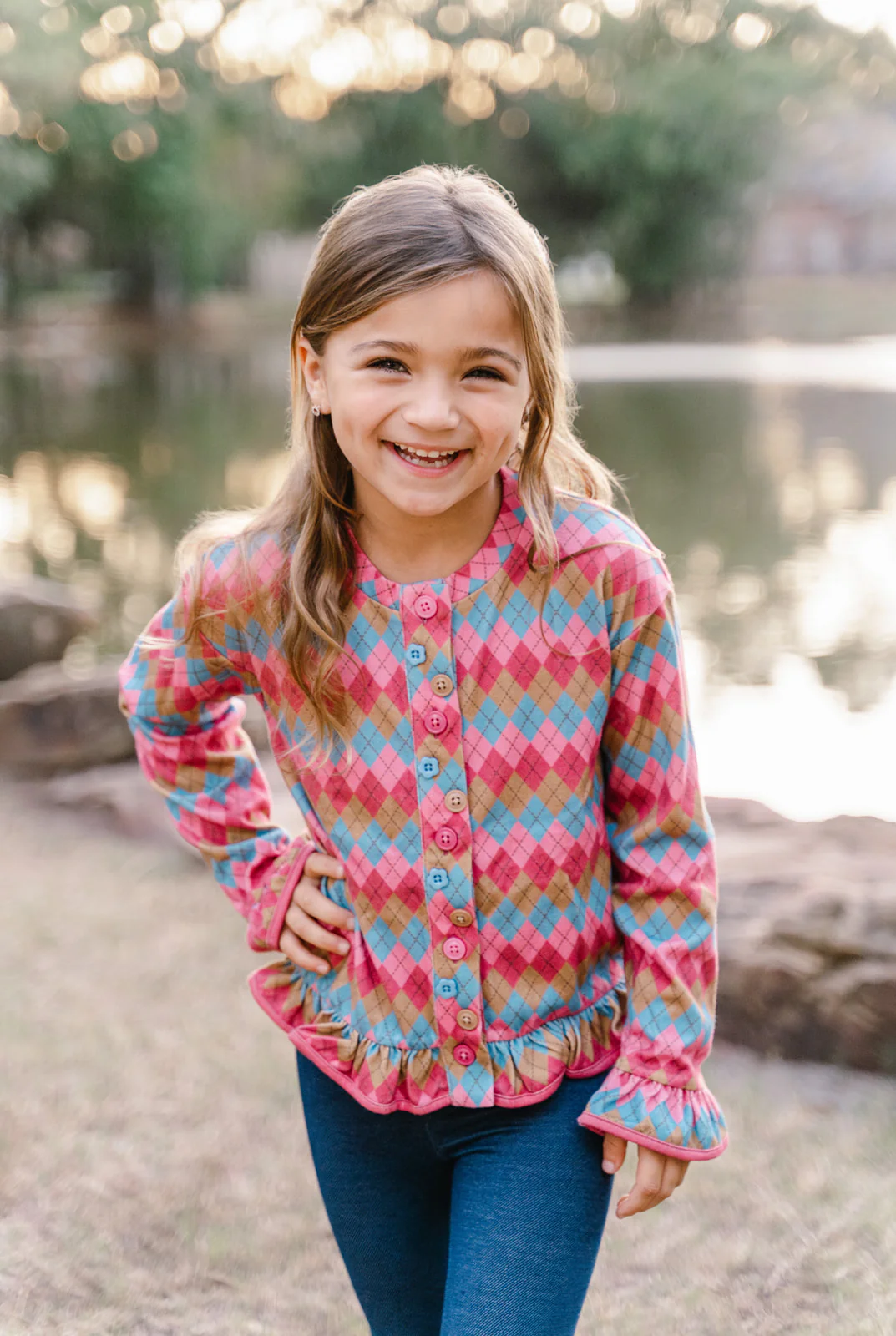 Cupid's Argyle Cardigan - Image 9