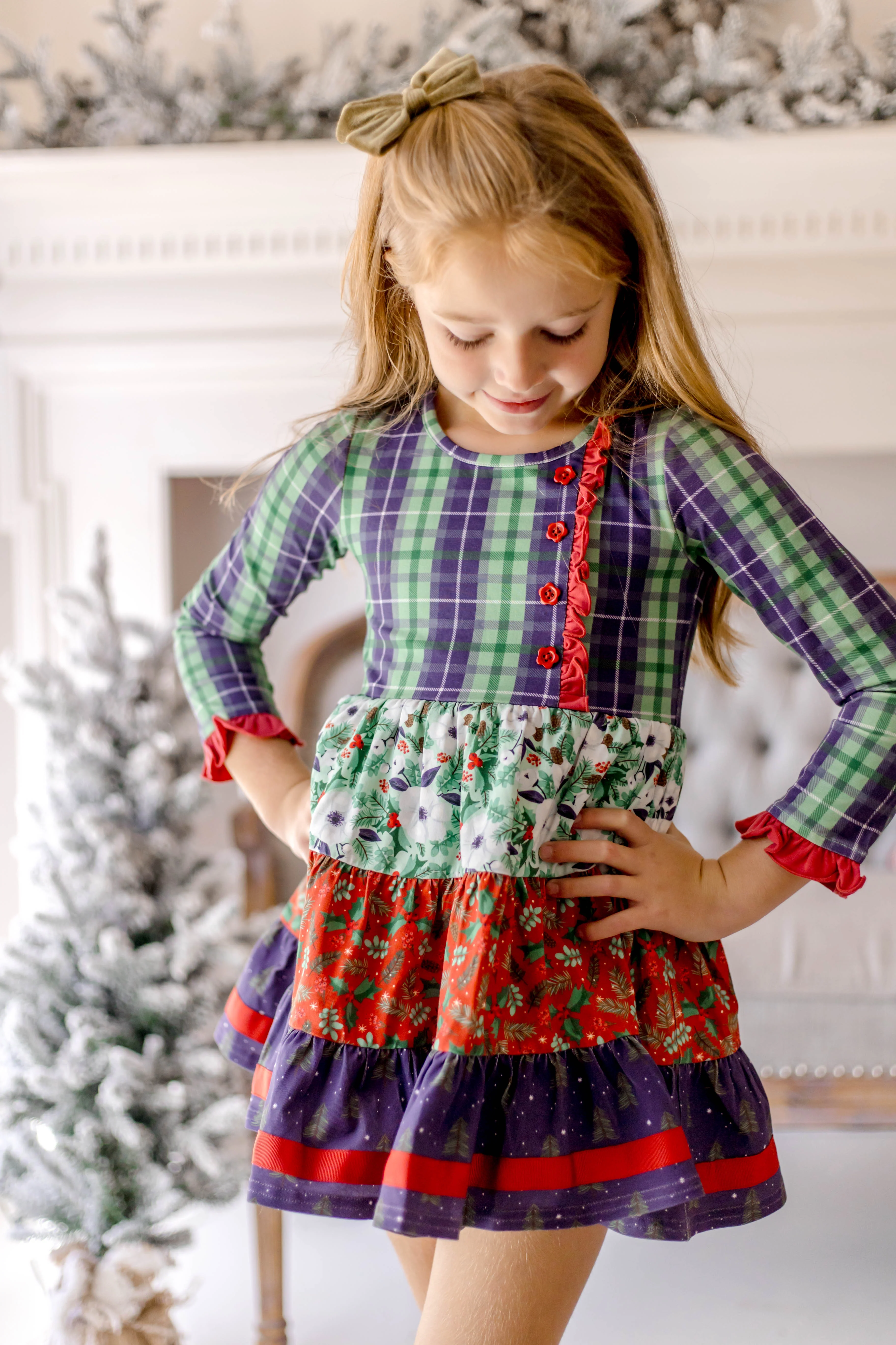 Festive Little Wonders Panel Dress - Image 9