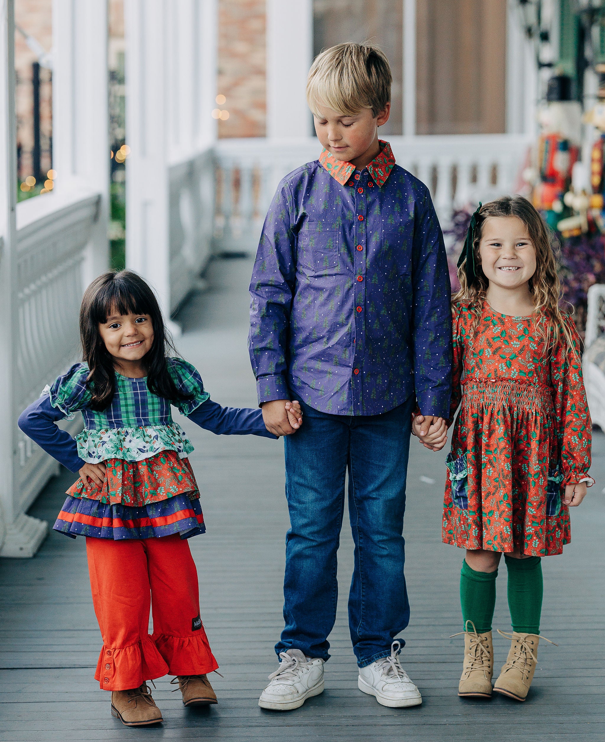 Festive Little Wonders Tiered Tunic - Image 13