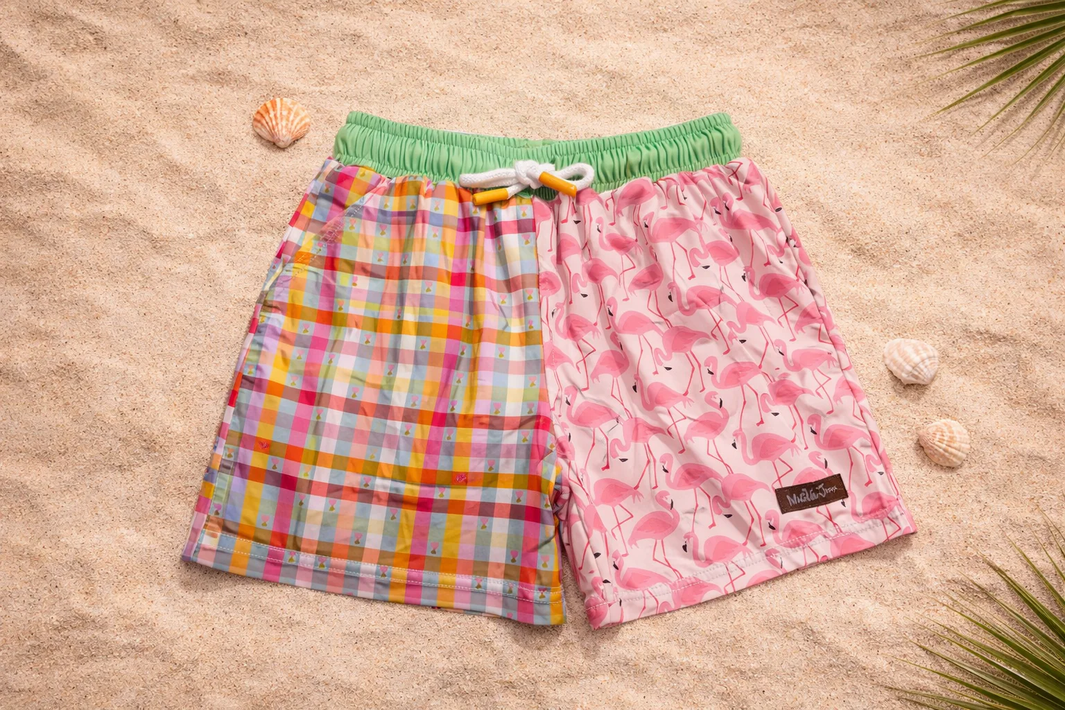 Boys Swim Trunks | Flamingo Fiesta - Image 4