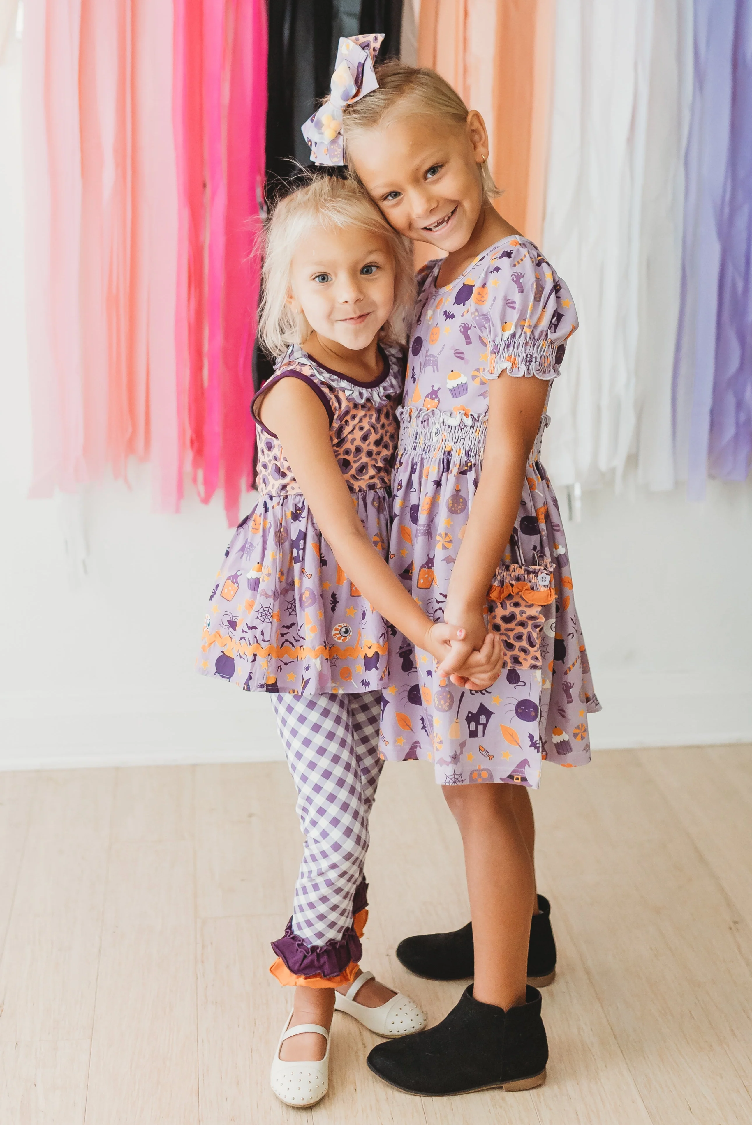 Gingham Goblin Ruffle Leggings - Image 3