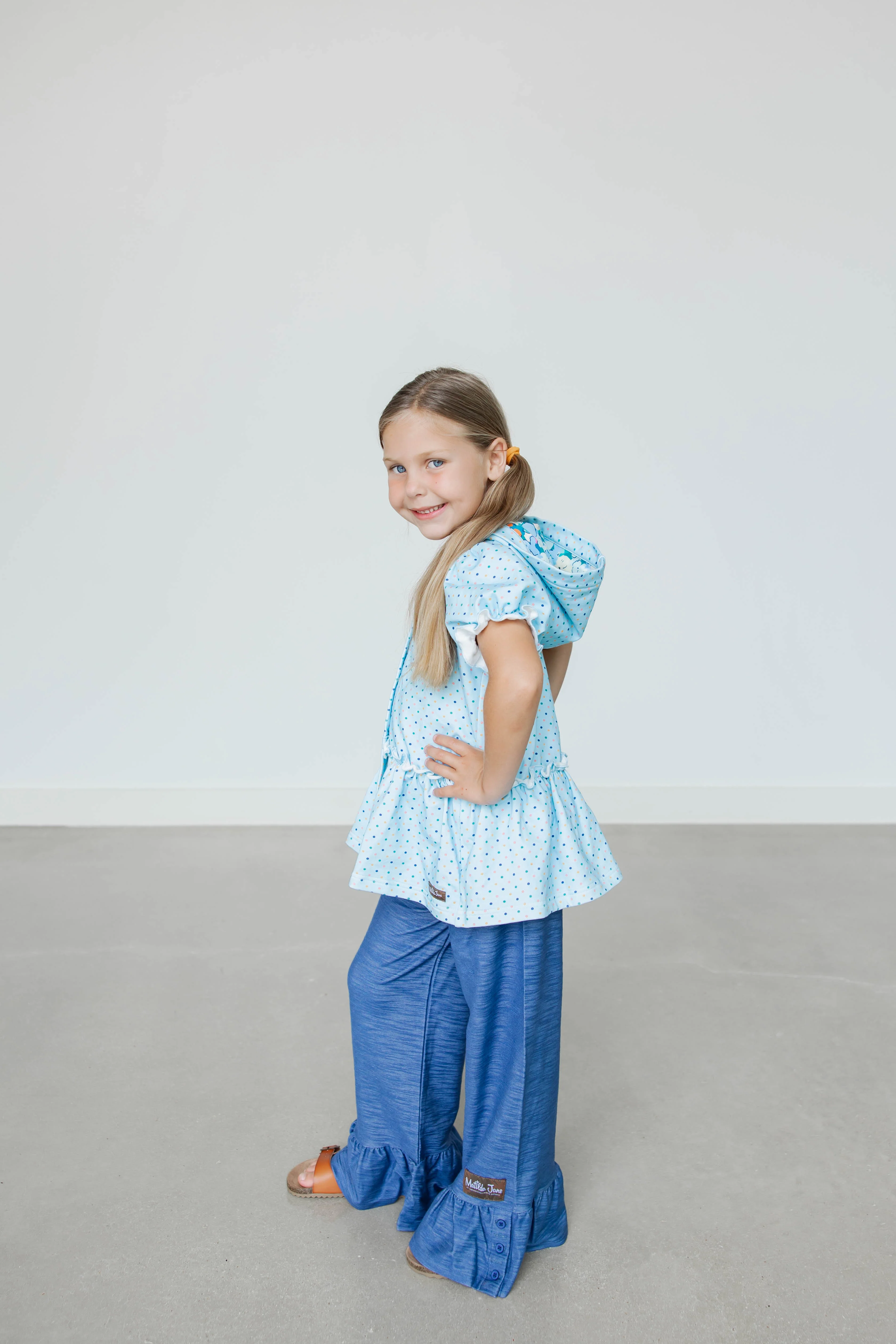Happy Dots Hoodie Top - Image 6