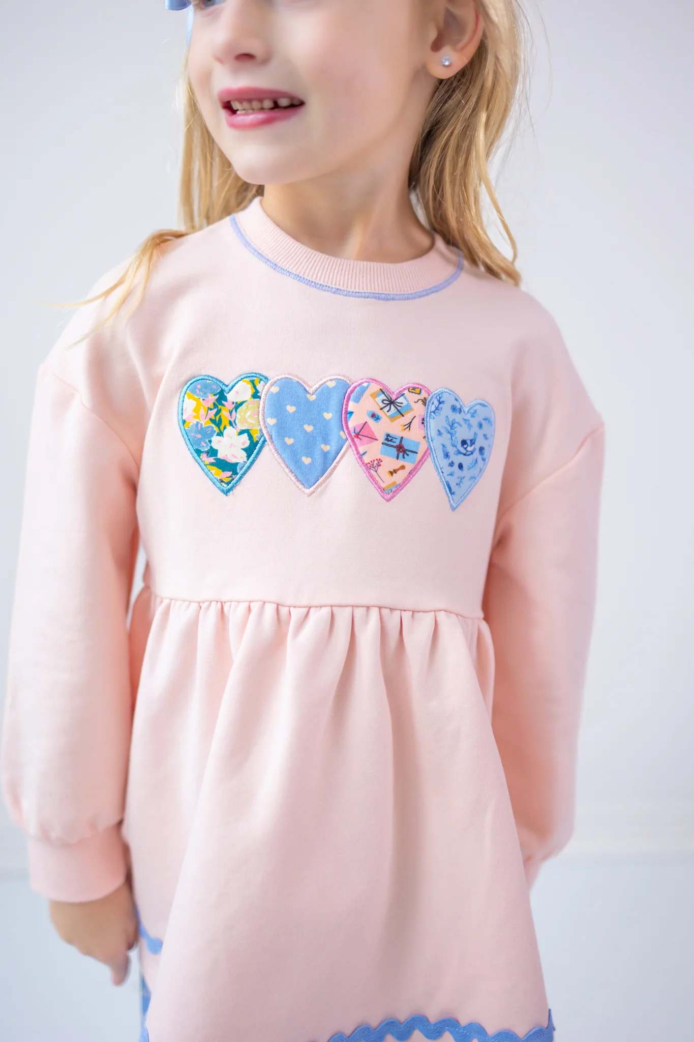 Hearts In A Row Applique Sweater - Image 10