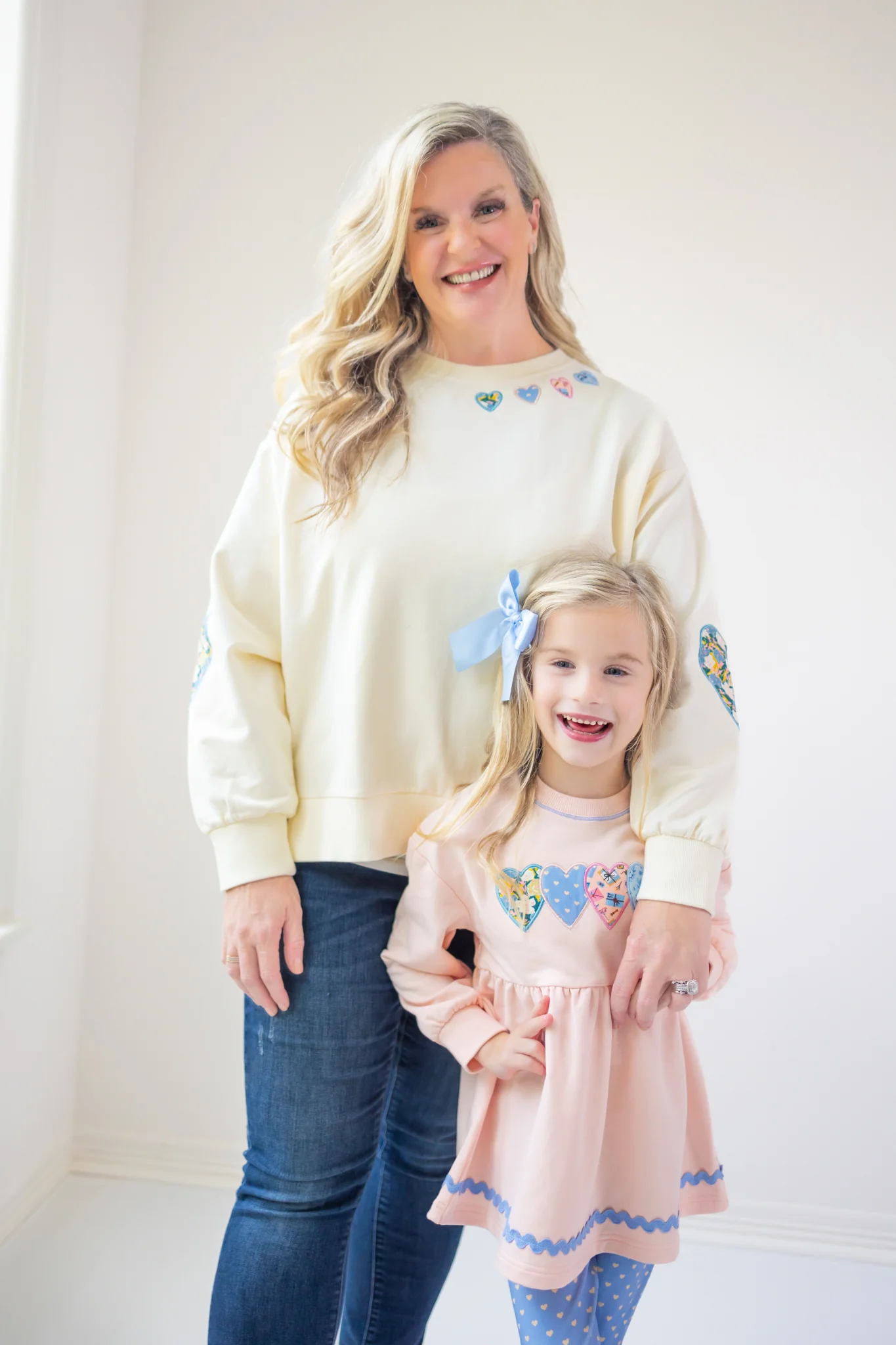 Hearts In A Row Applique Sweater - Image 5