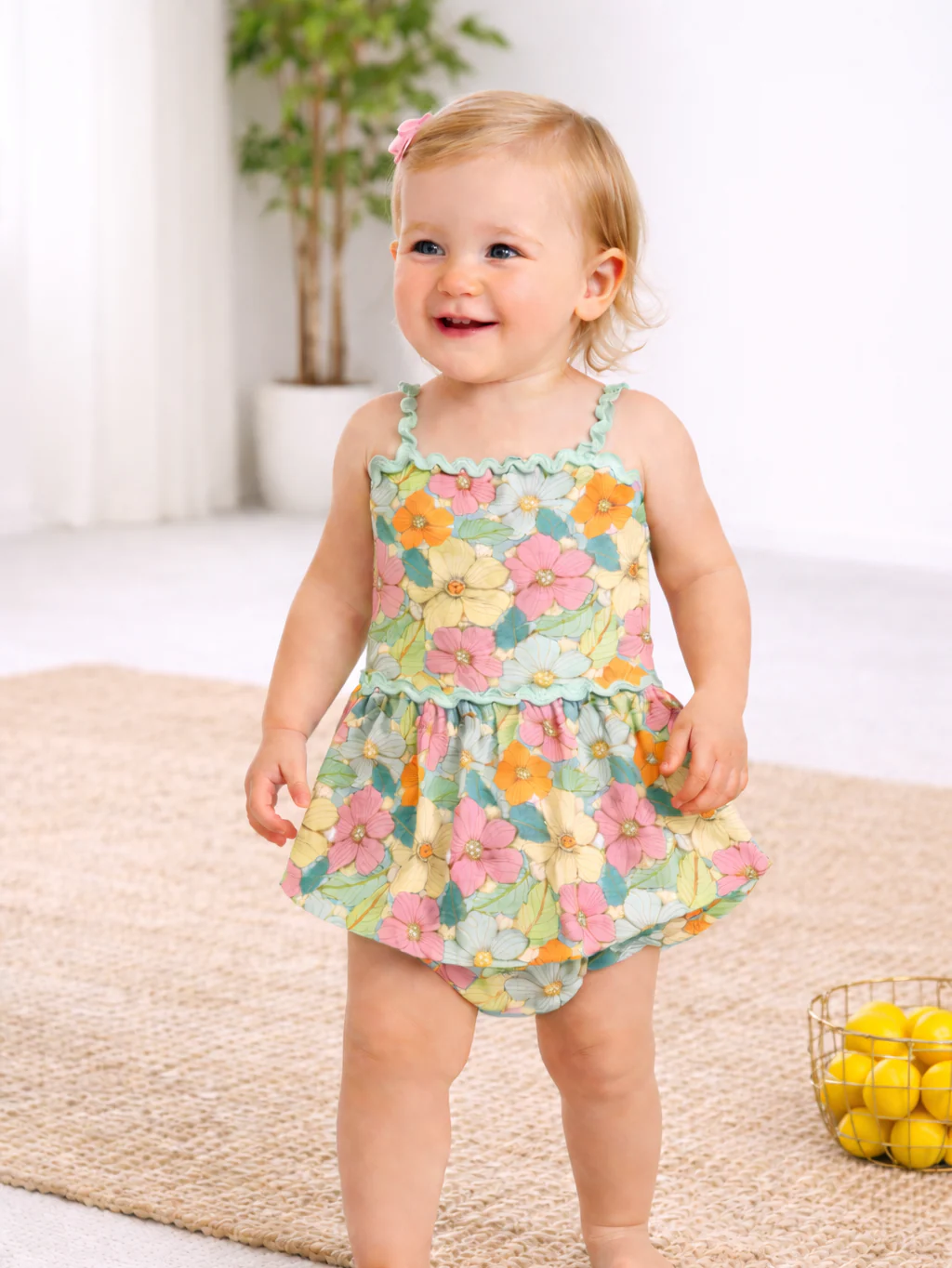 Heirloom Meadow Bubble Romper - Image 3