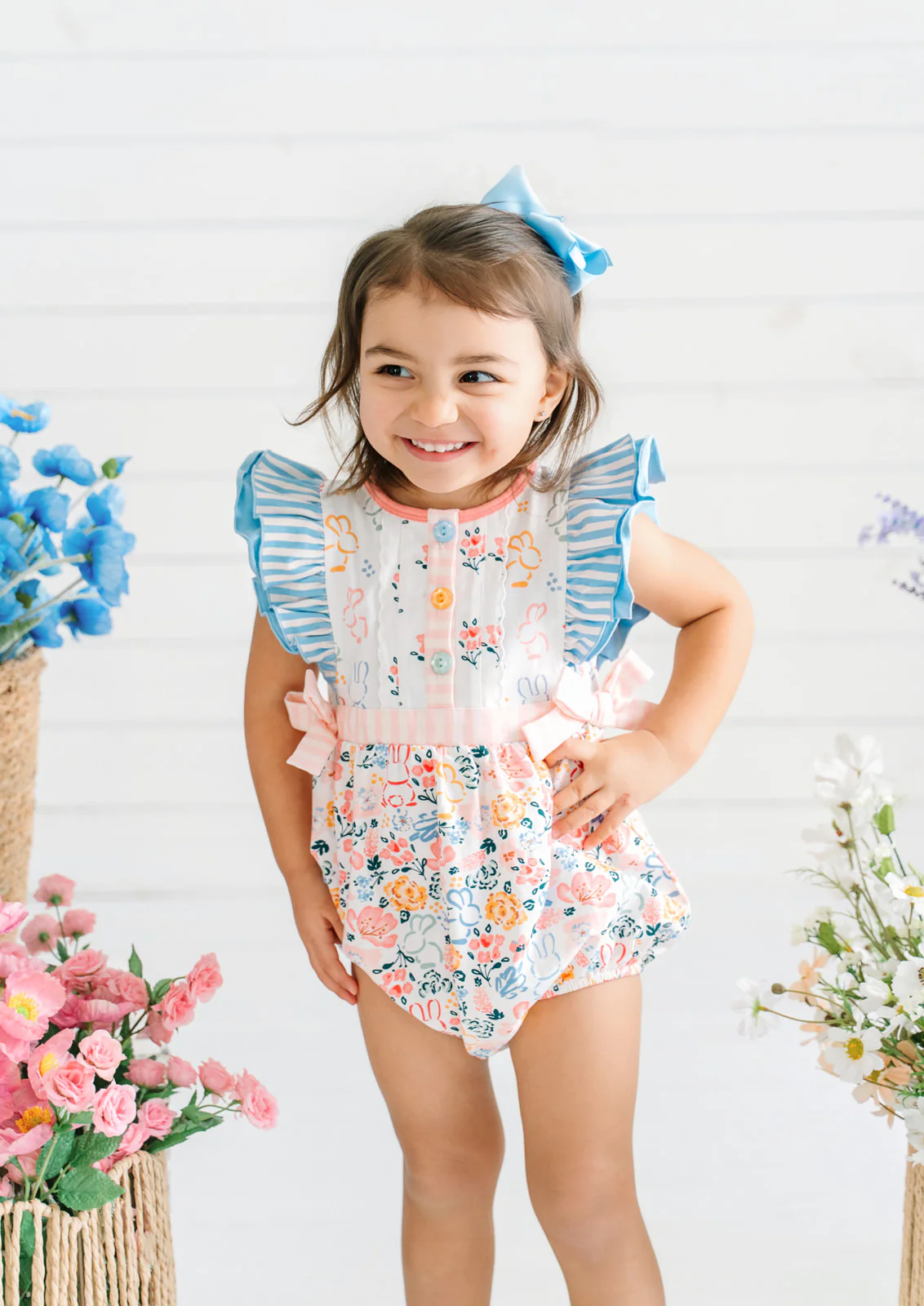 Hippity Hop Garden Bubble Romper - Image 3