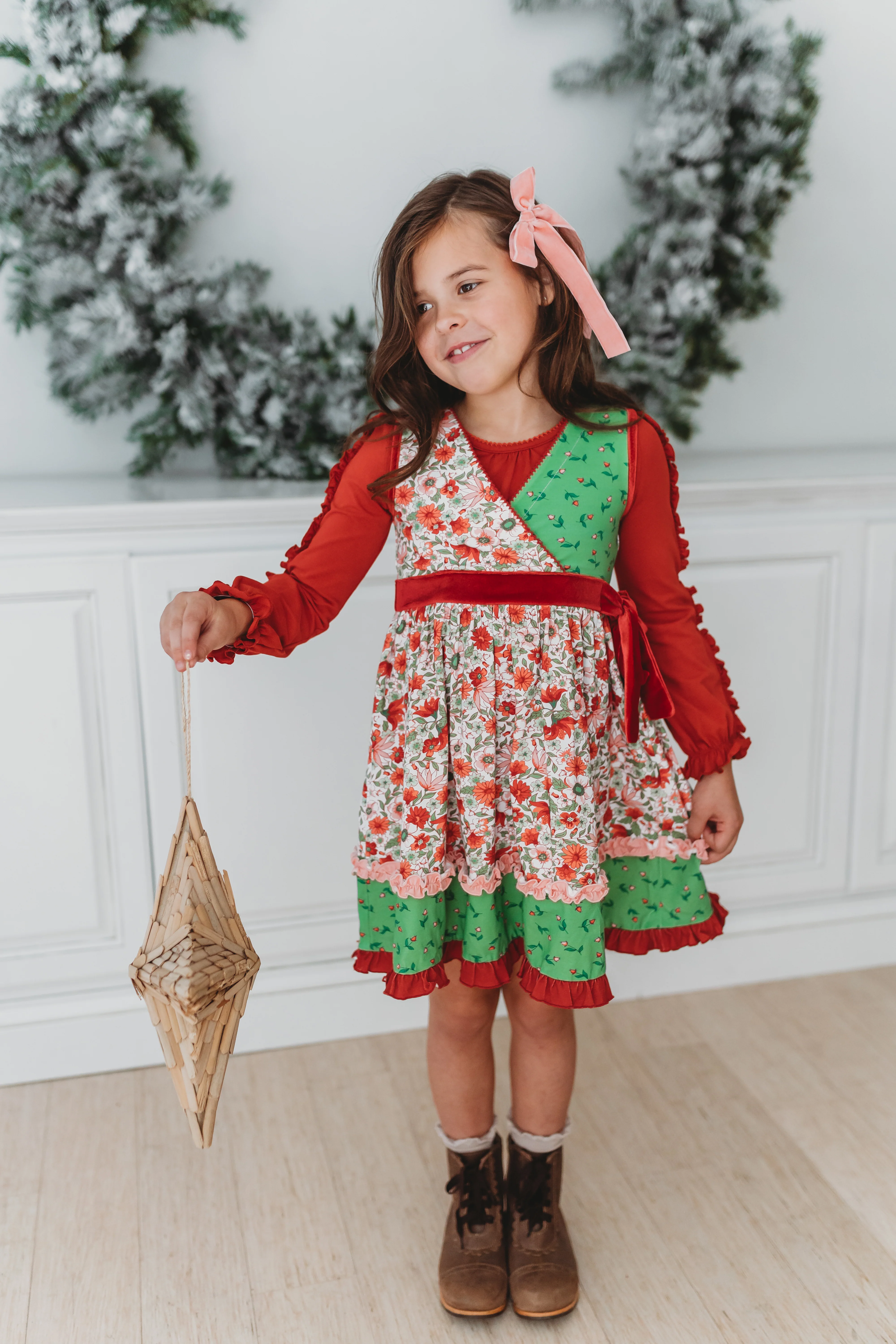 Holiday Heirloom Wrap Dress - Image 6