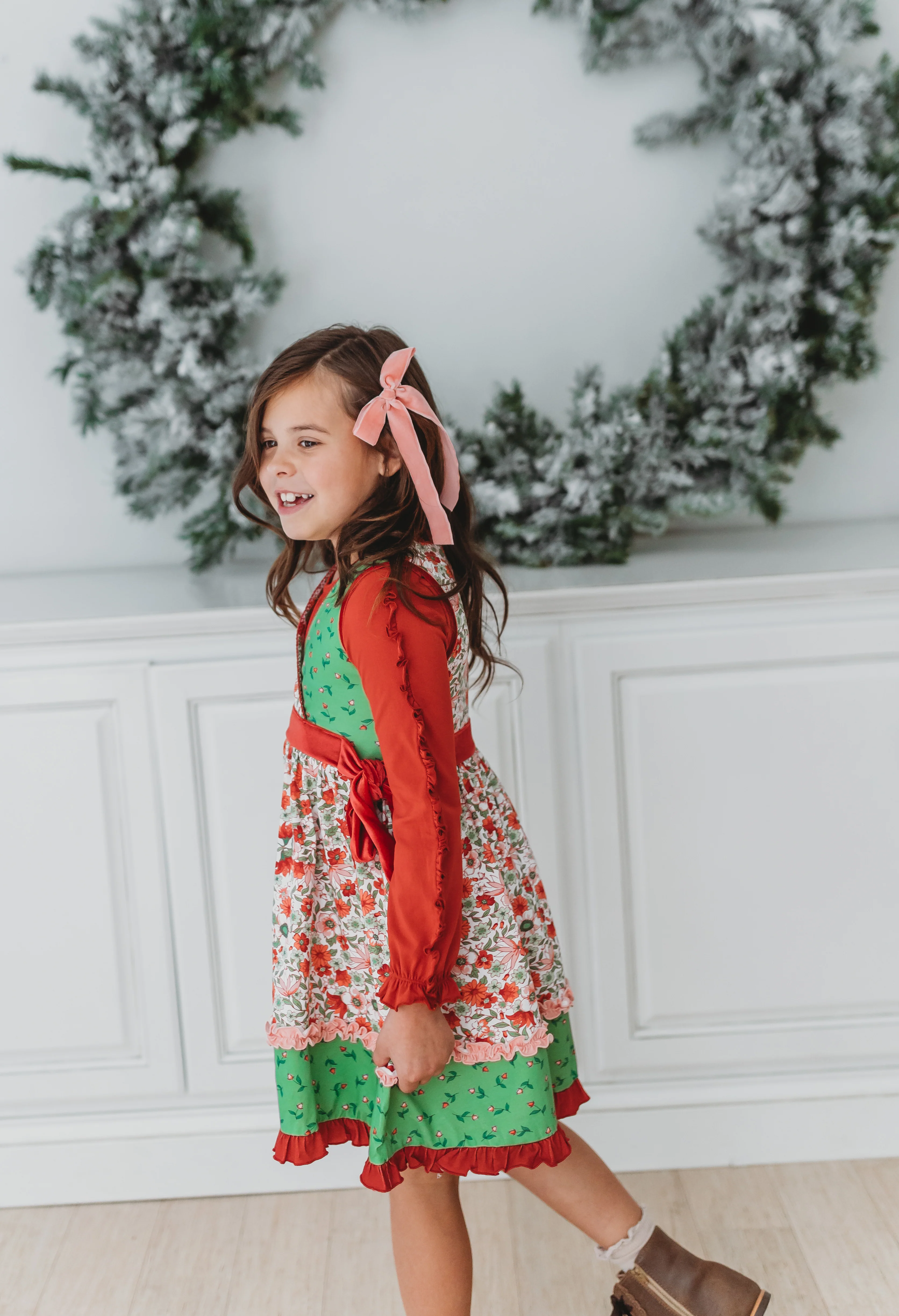 Holiday Heirloom Wrap Dress - Image 7