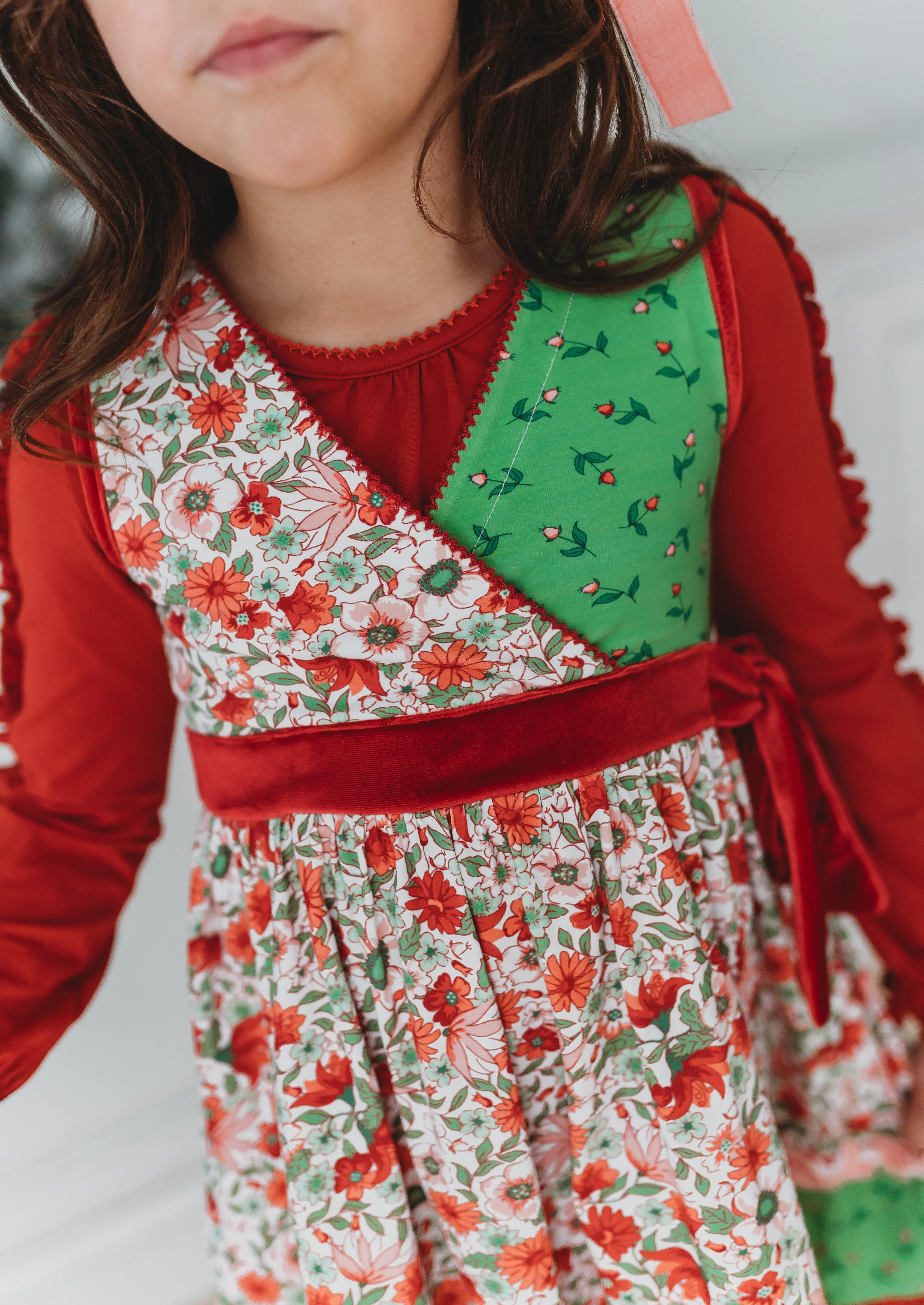 Holly Berry Ruffle Tee - Image 3