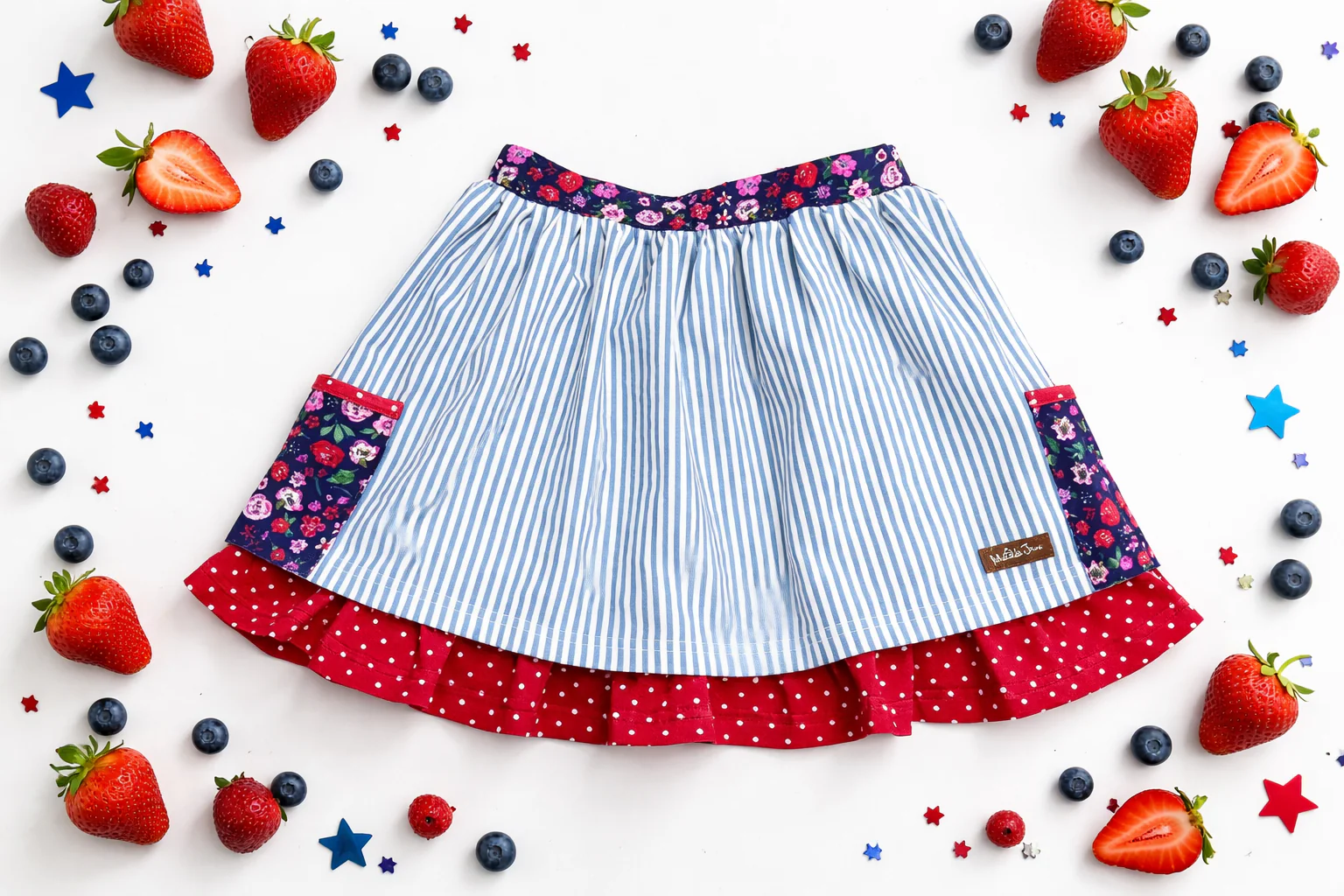 Liberty Garden Layered Skirt - Image 5