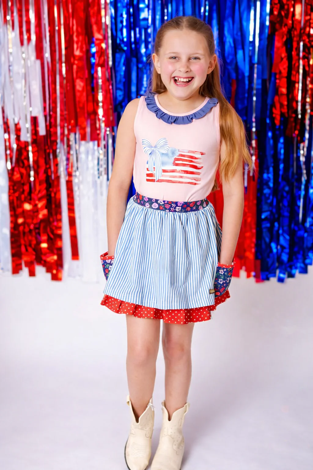Liberty Garden Layered Skirt - Image 6