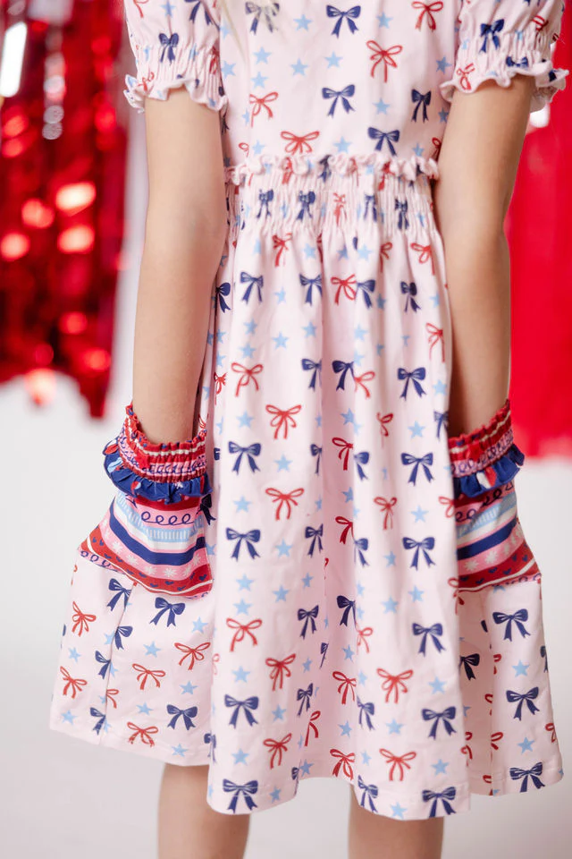 Liberty Ribbon Lap Dress - Image 8