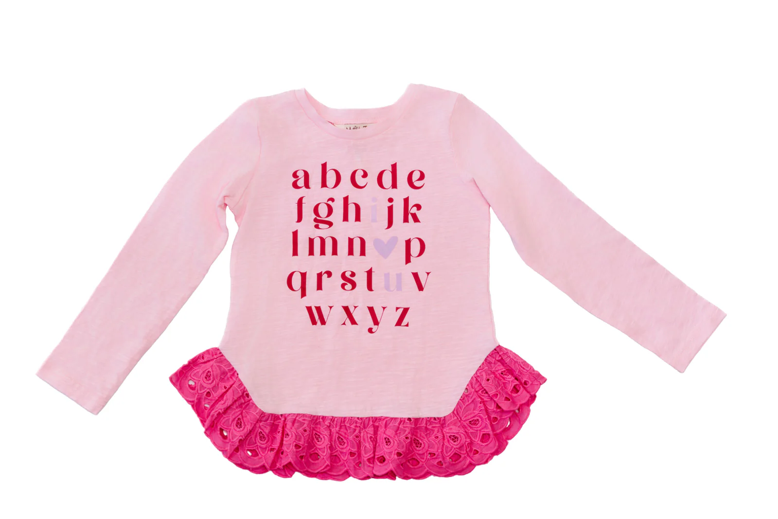 Love You From A To Z Ruffle Tee - Image 3