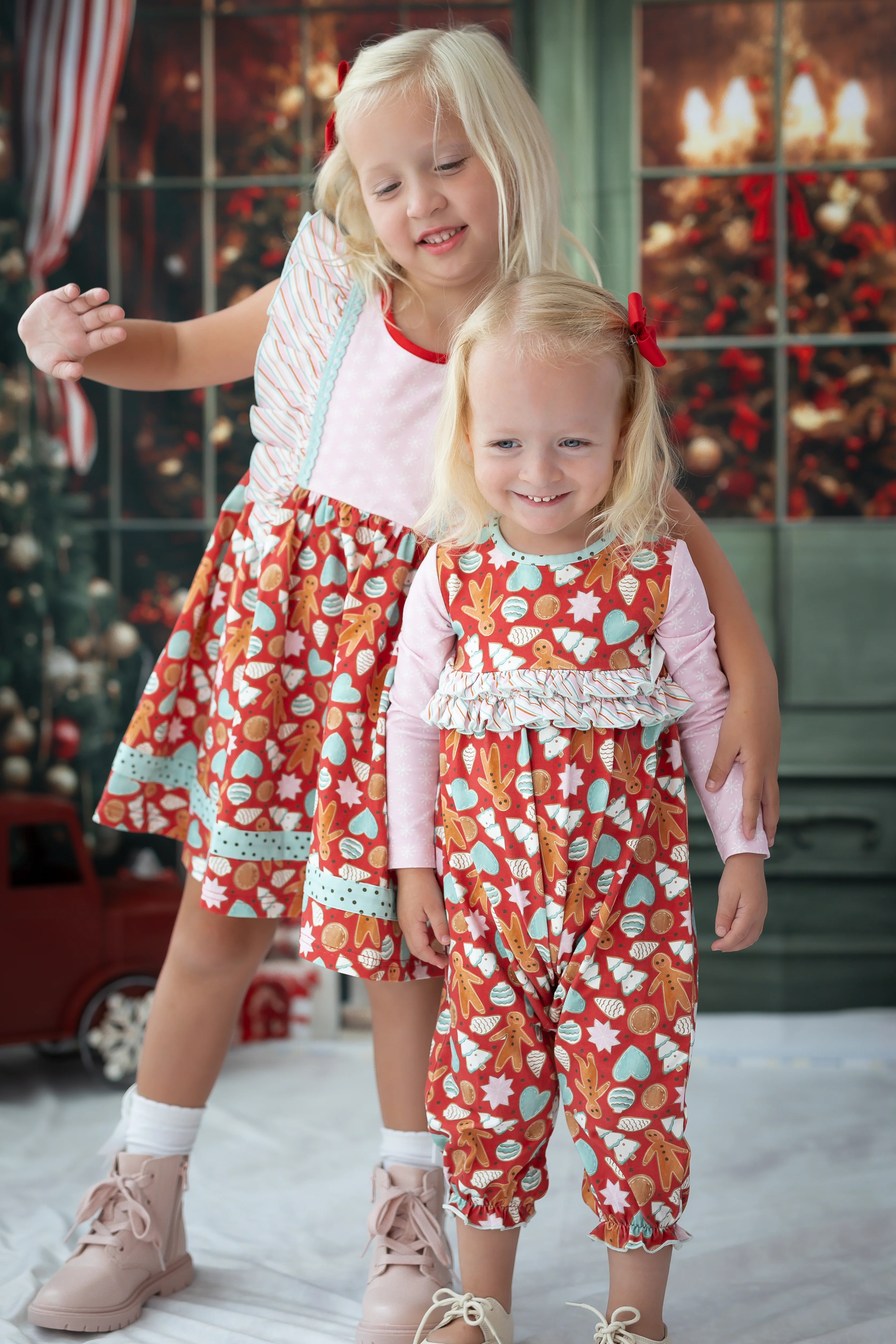 Merry Gingerbread Moments Ruffle Dress - Image 10