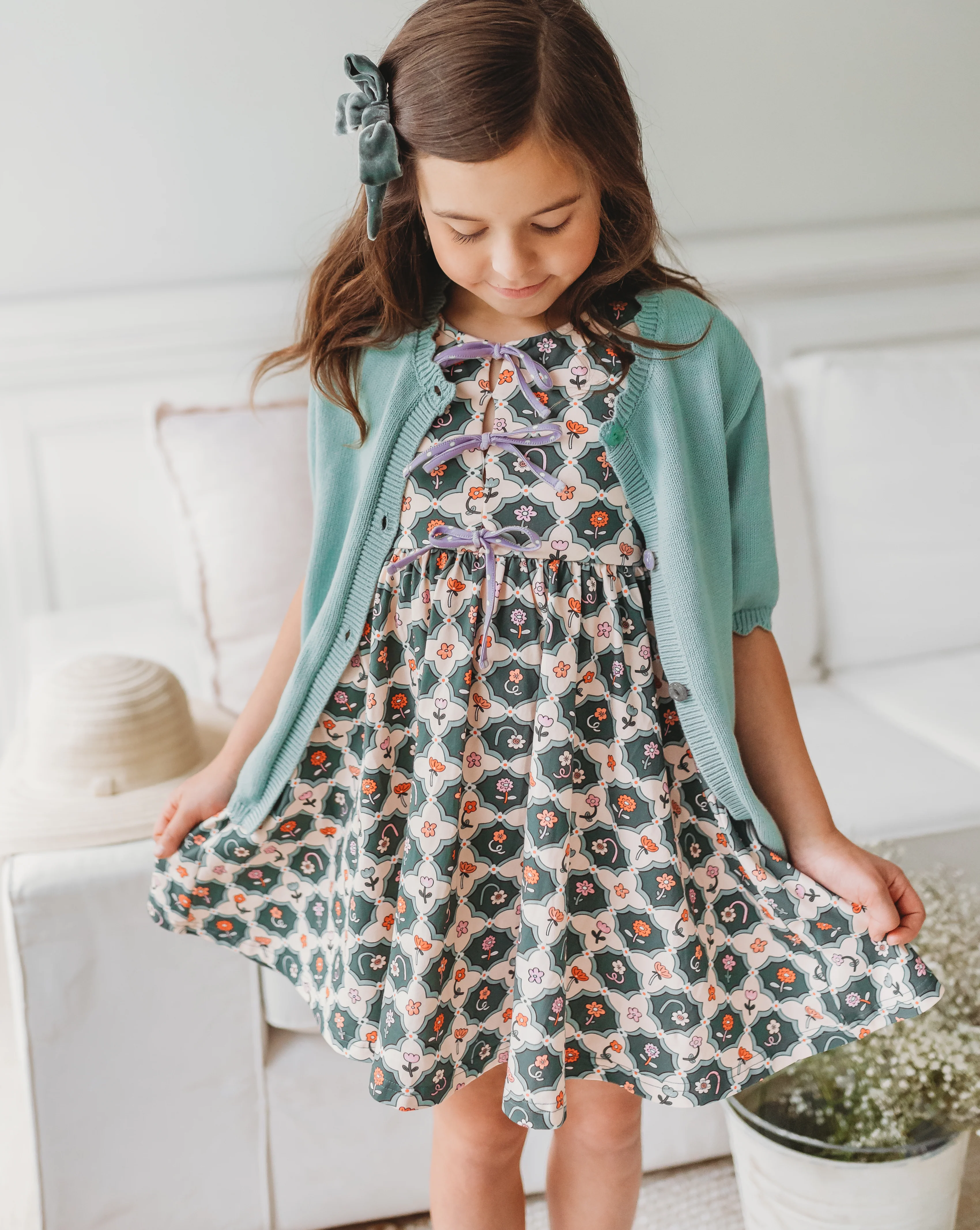 Minty Sprout Cardigan - Image 8