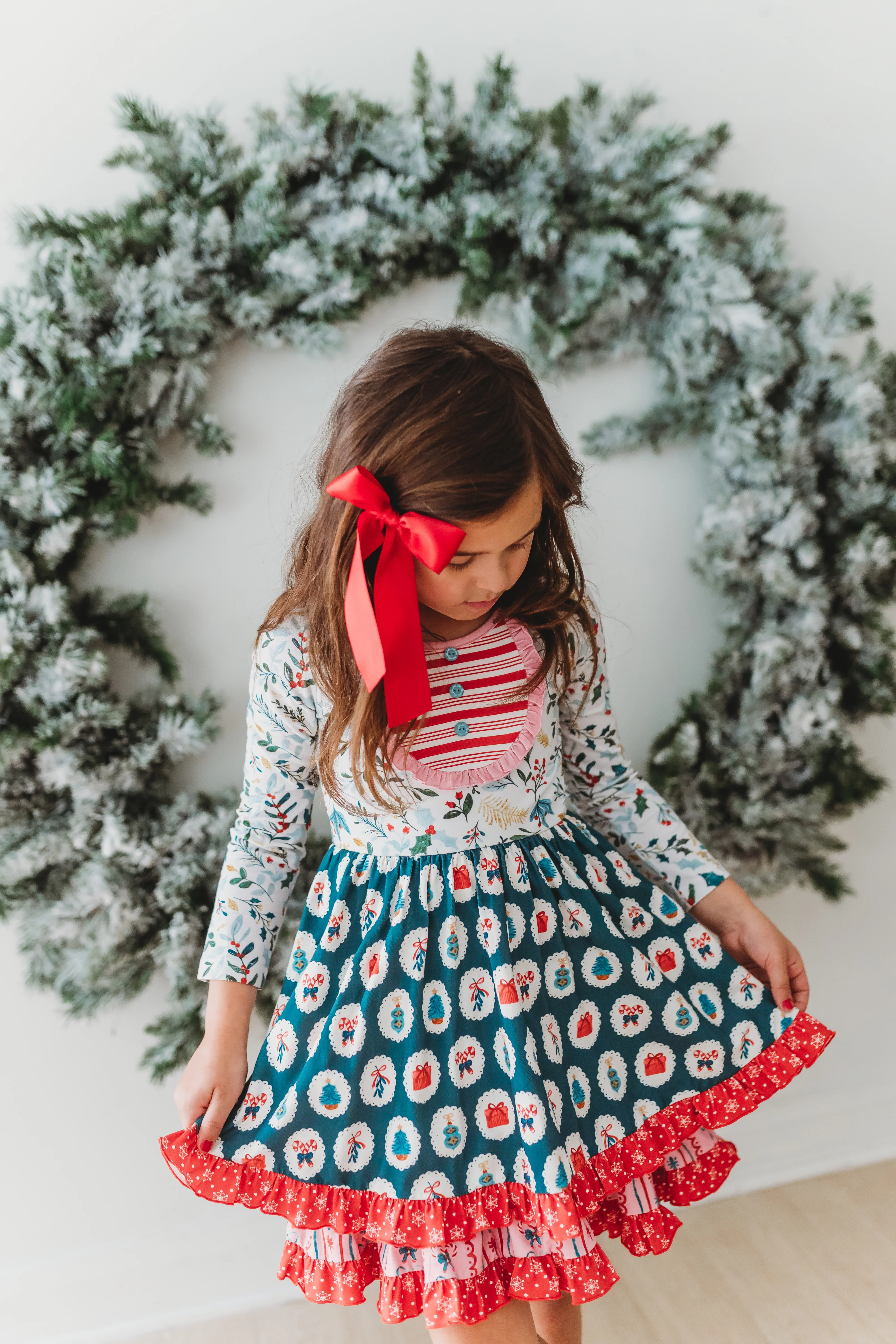 Mistletoe Magic Bib Dress - Image 5