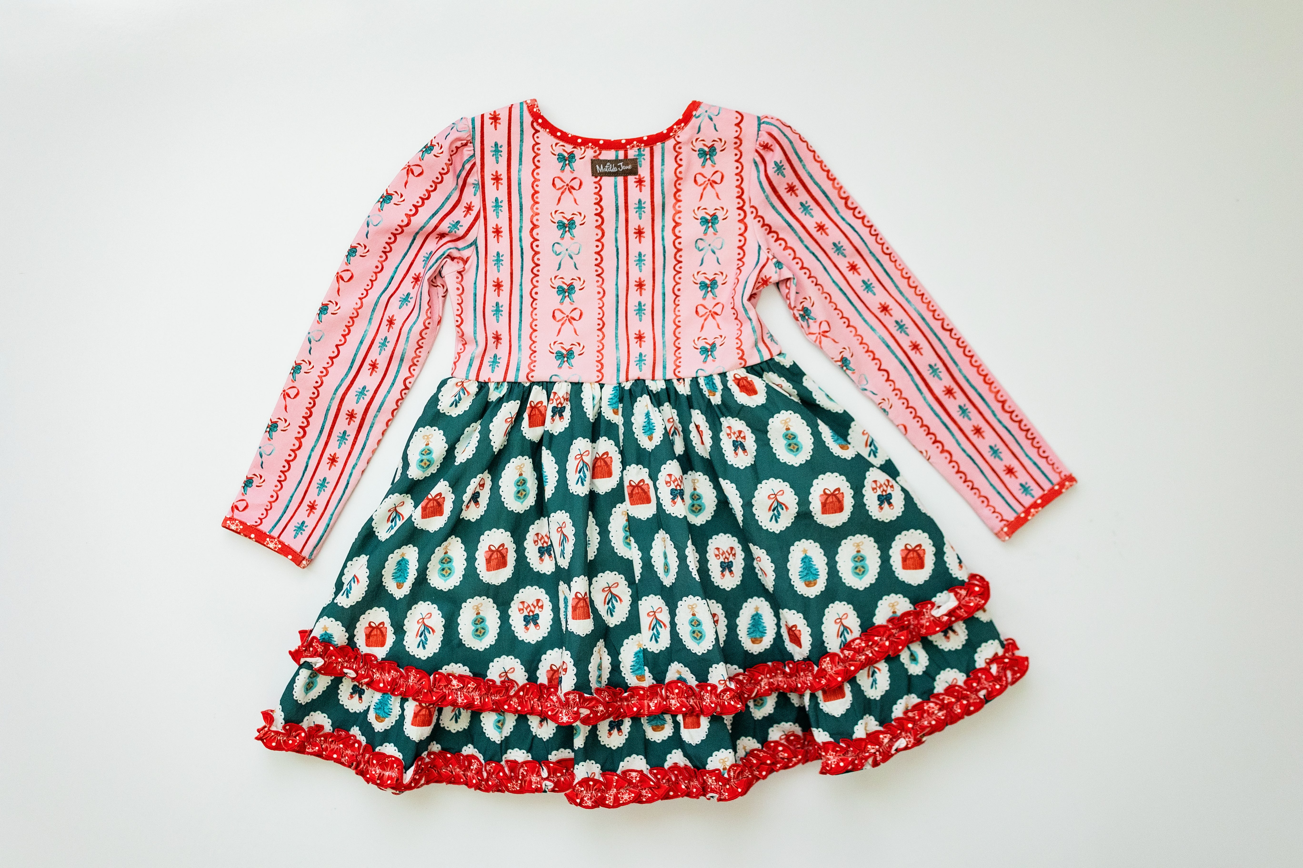 Mistletoe Magic Ruffle Dress - Image 6