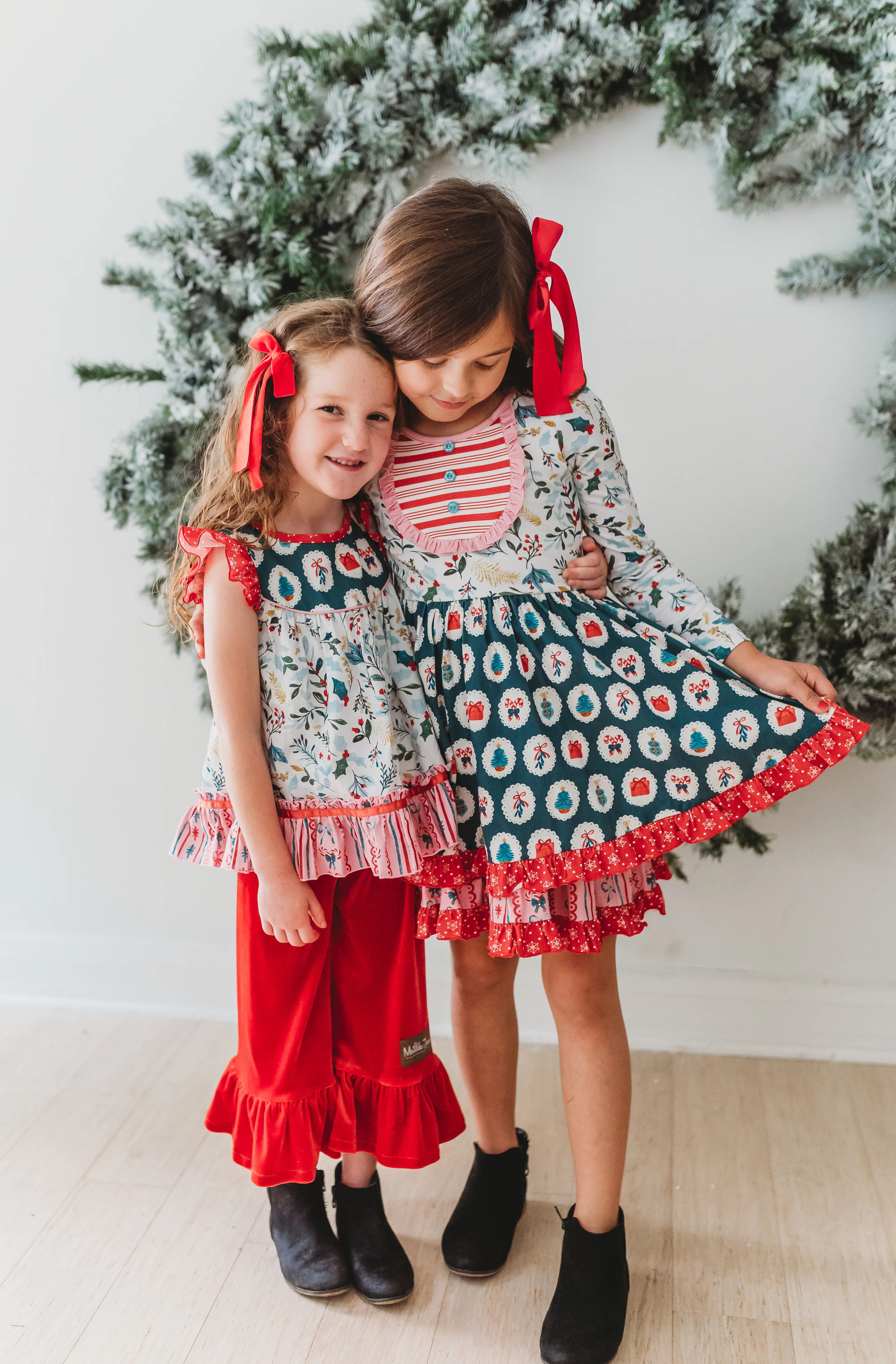 Mistletoe Magic Ruffle Tunic - Image 10