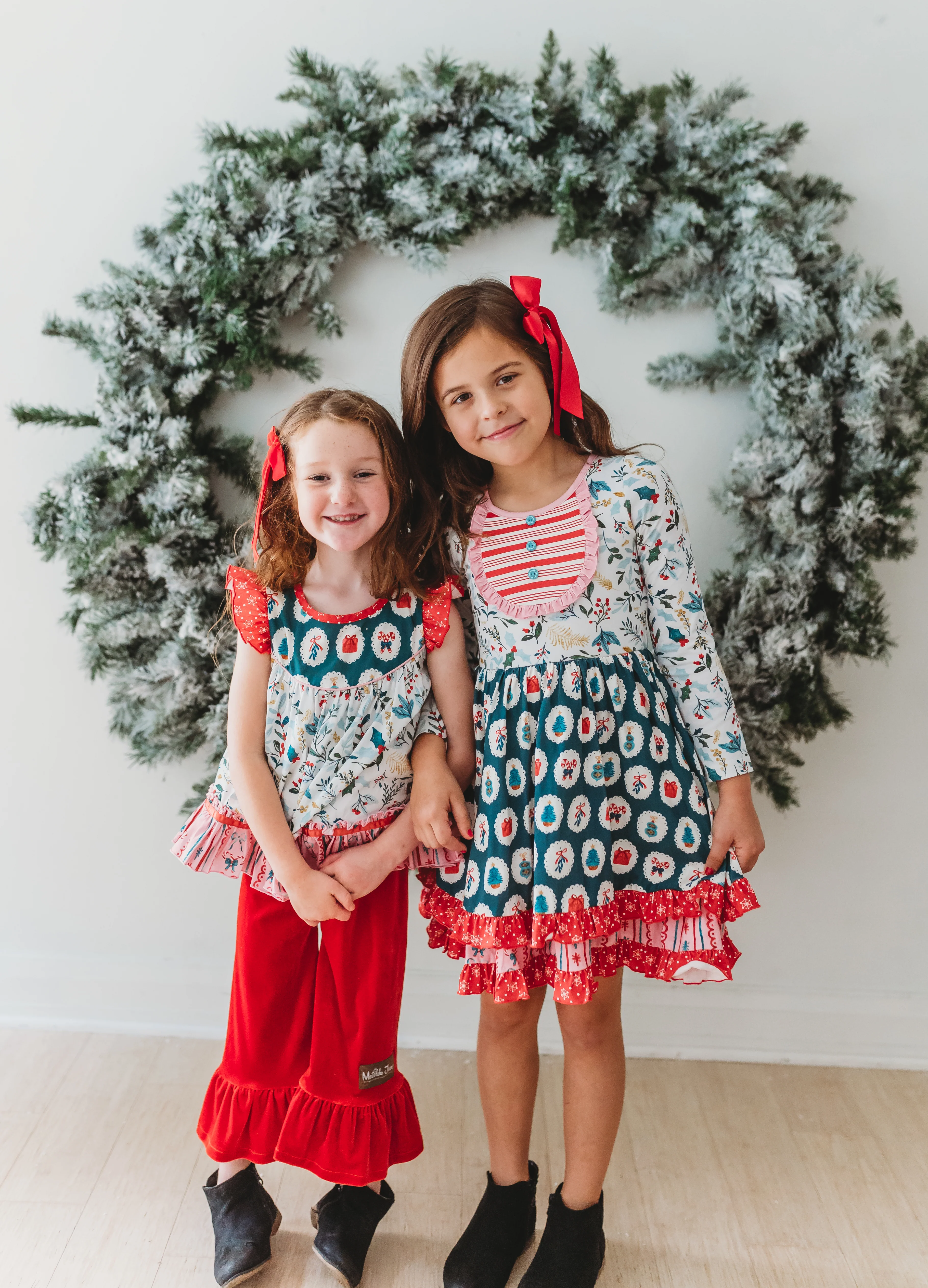 Mistletoe Magic Ruffle Tunic - Image 3