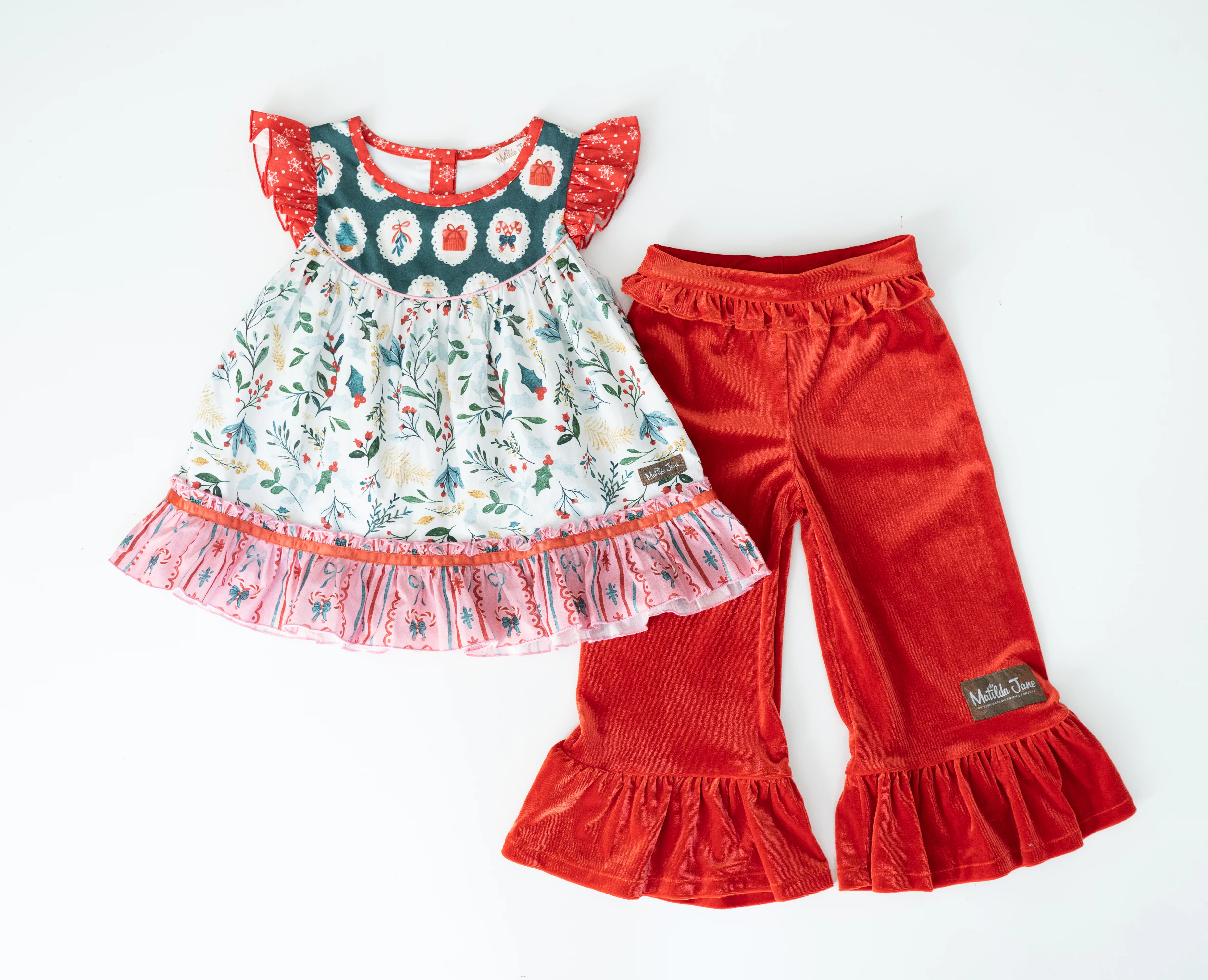 Mistletoe Magic Ruffle Tunic - Image 5