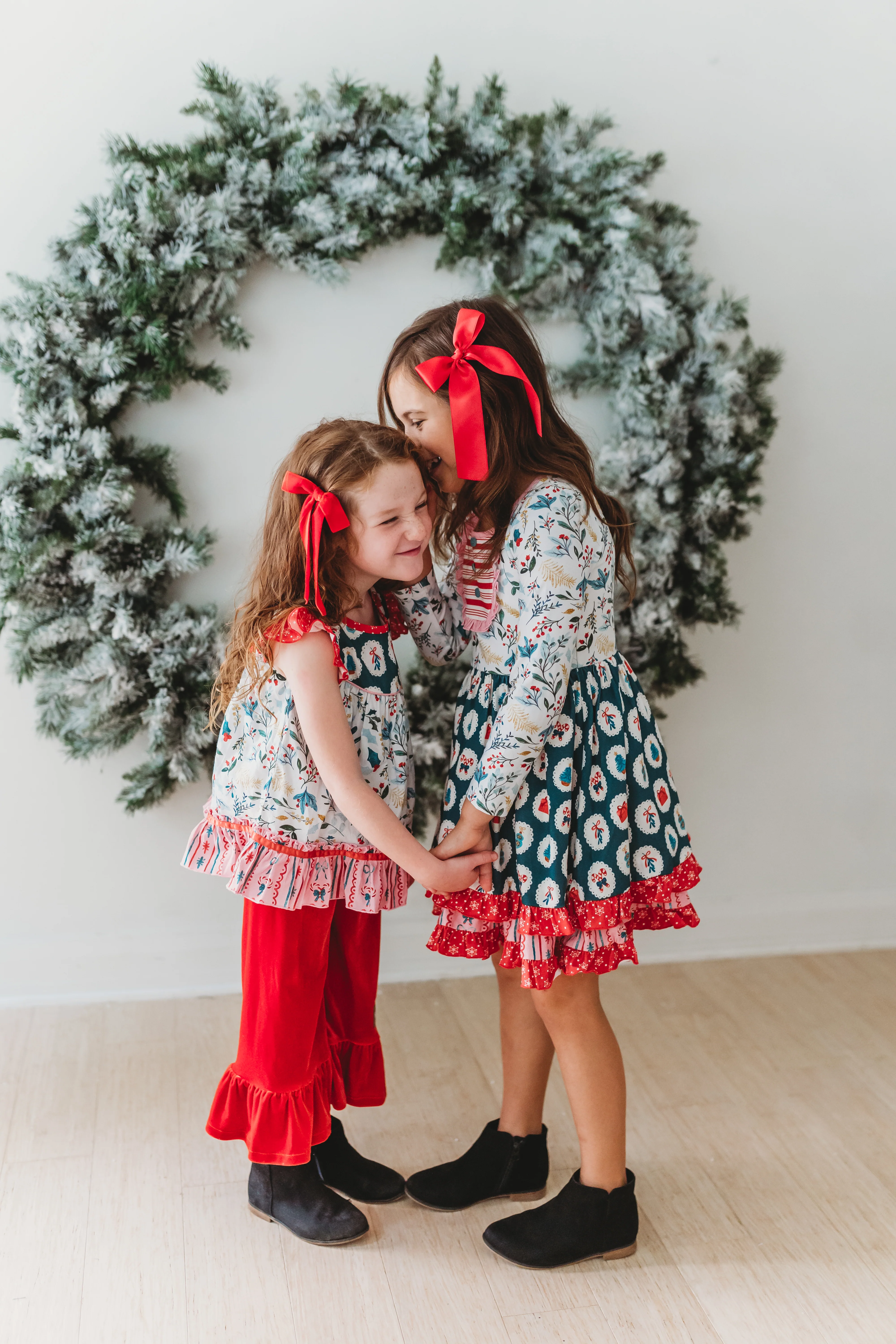 Mistletoe Magic Ruffle Tunic - Image 8
