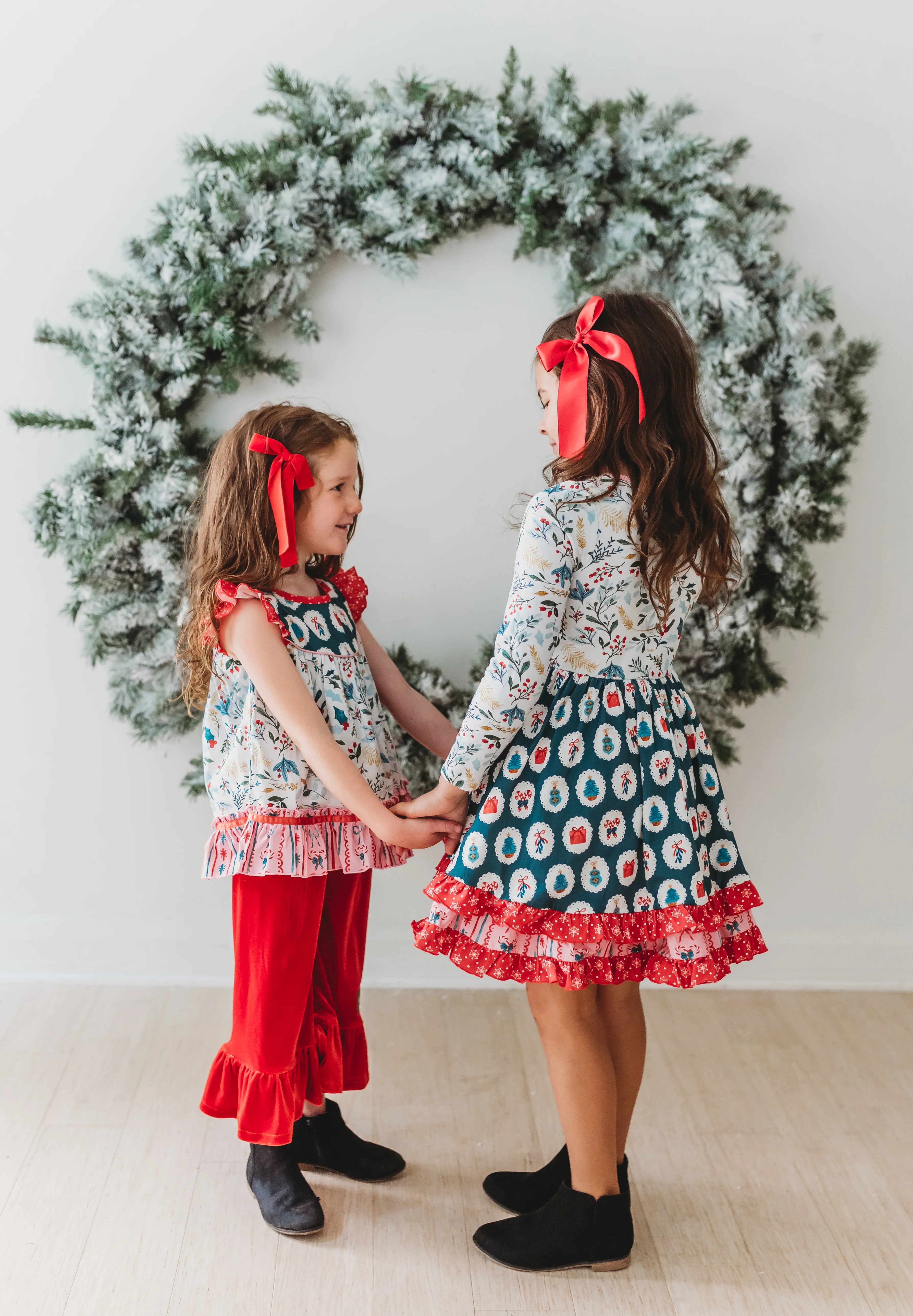 Mistletoe Magic Ruffle Tunic - Image 9