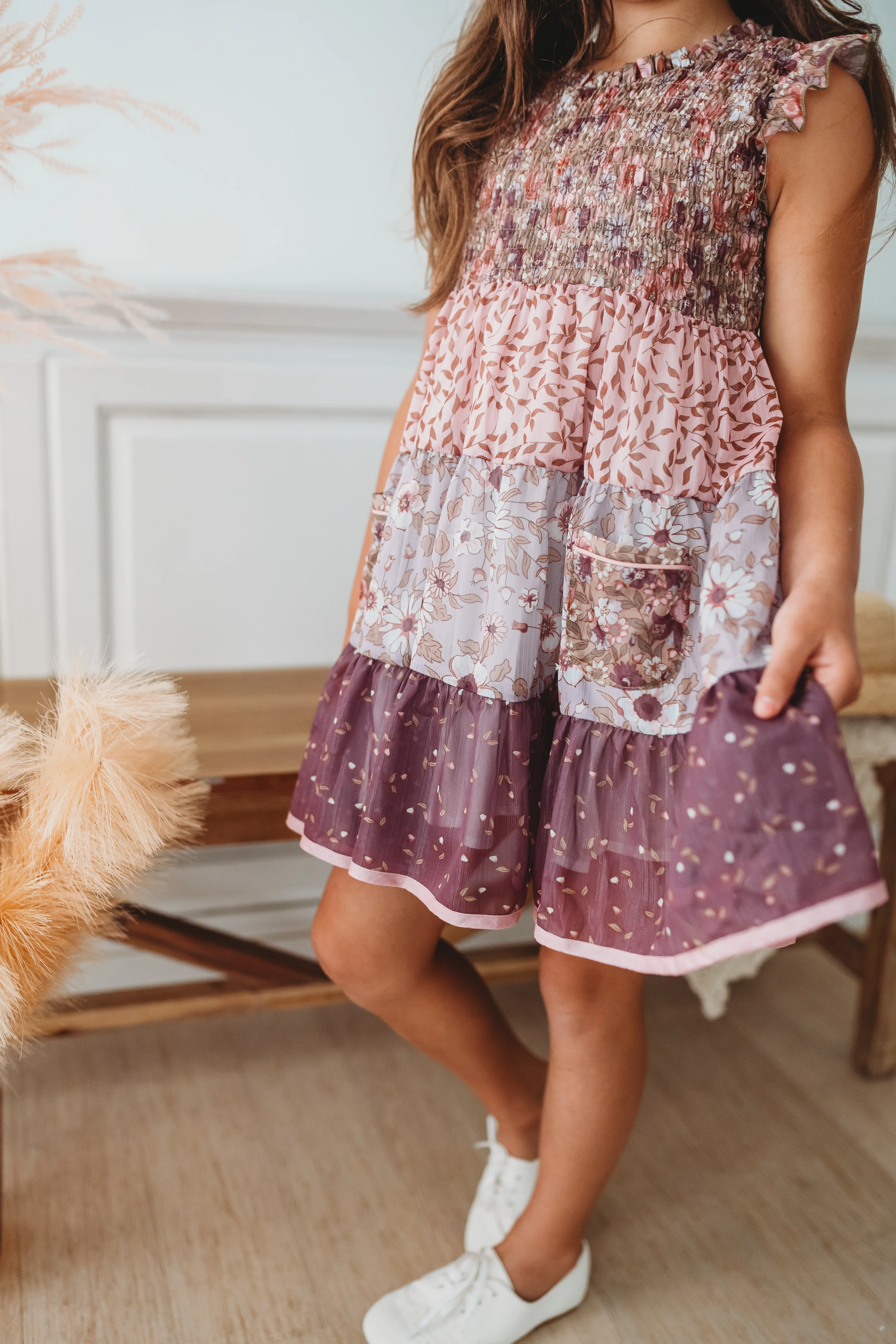 Mulberry Mischief Shimmer Dress - Image 10