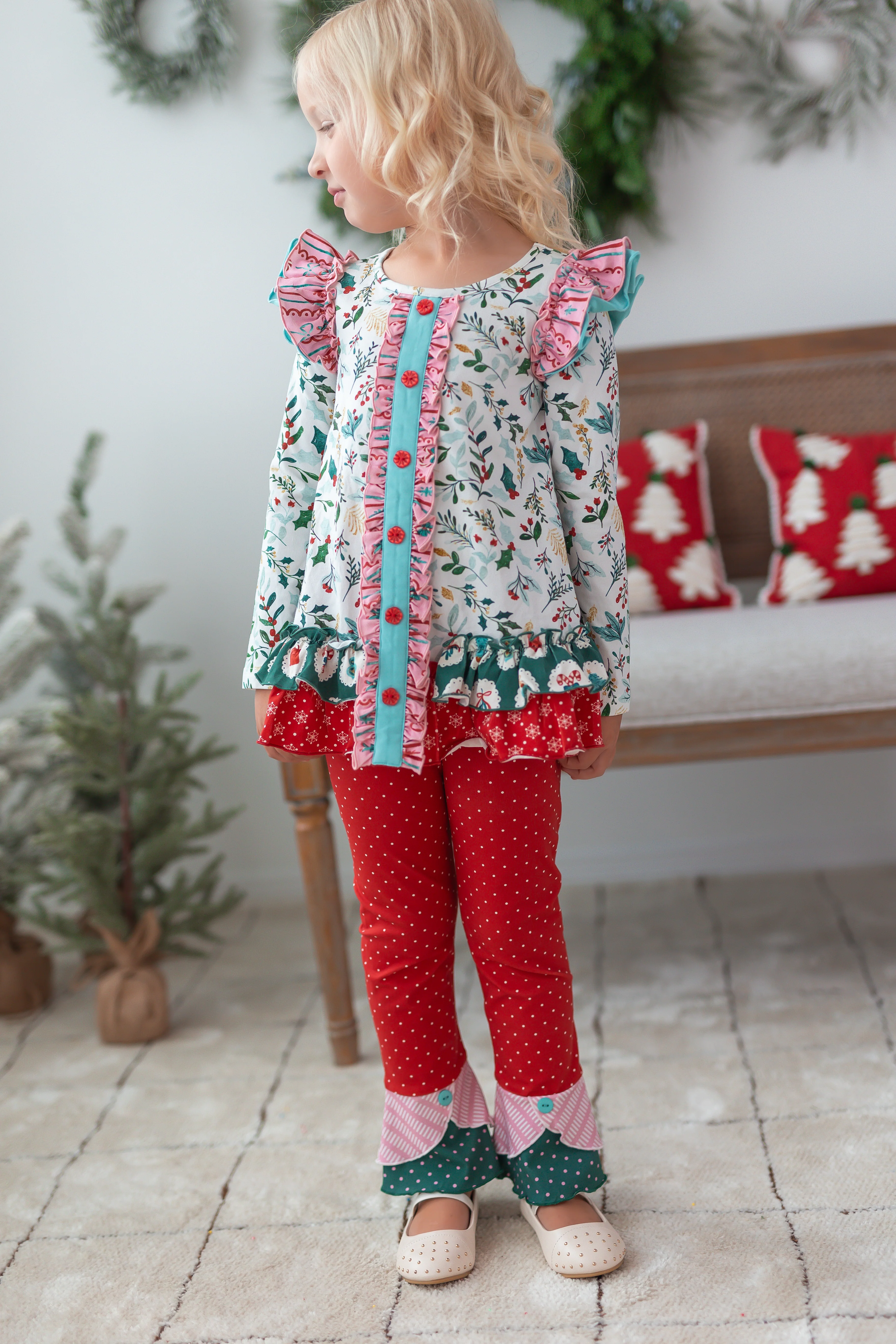 Naughty or Nice Scrappy Leggings - Image 9