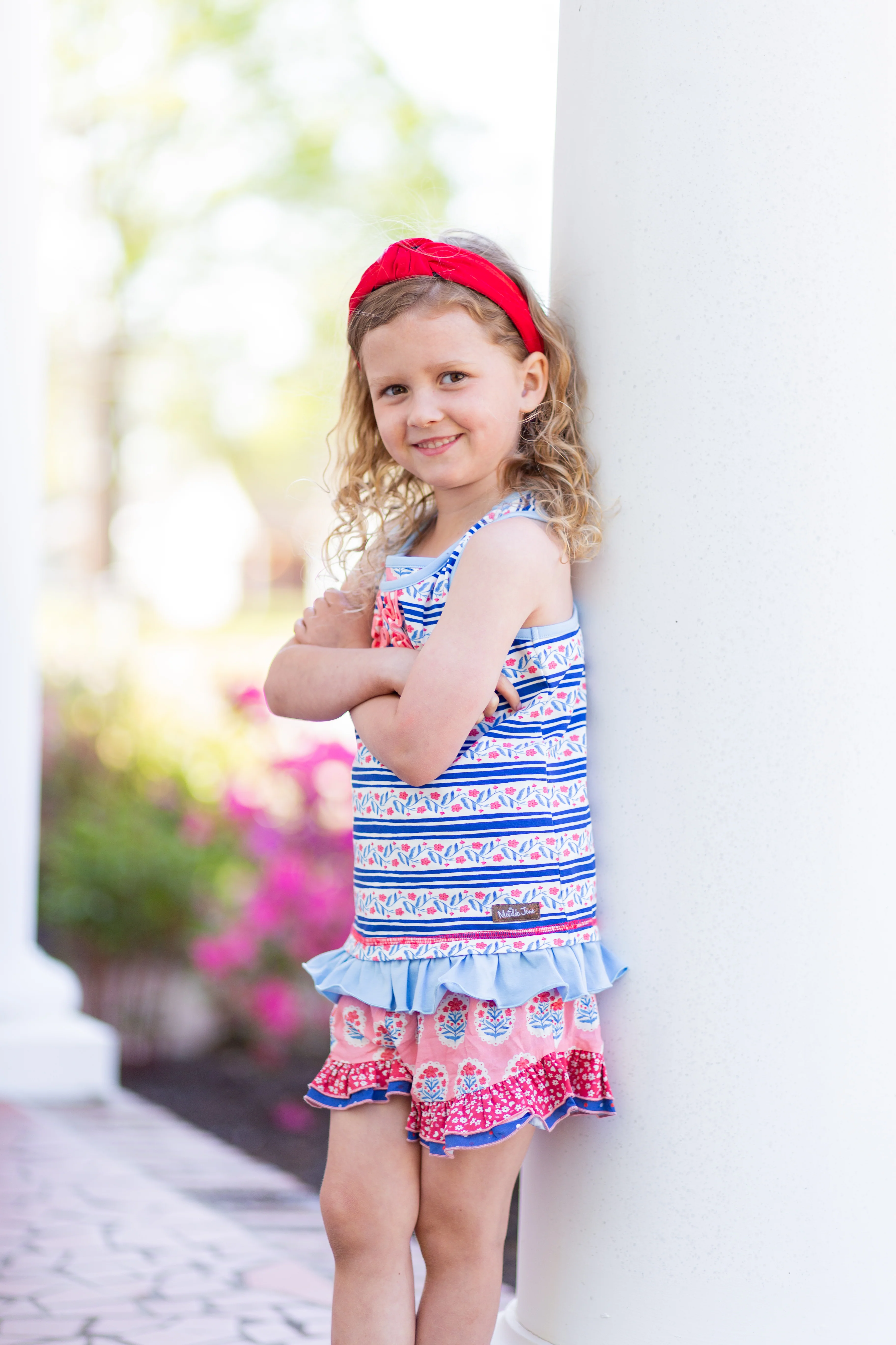 Once Upon A Flag Ruffle Shorts - Image 10