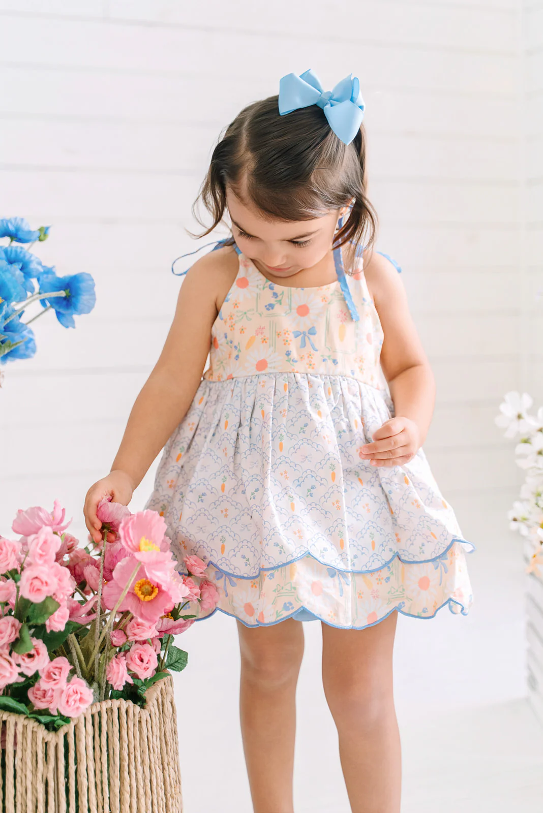Patchwork Picnic Bubble Romper - Image 4