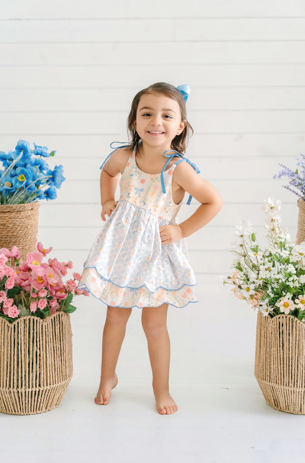 Patchwork Picnic Bubble Romper - Image 7