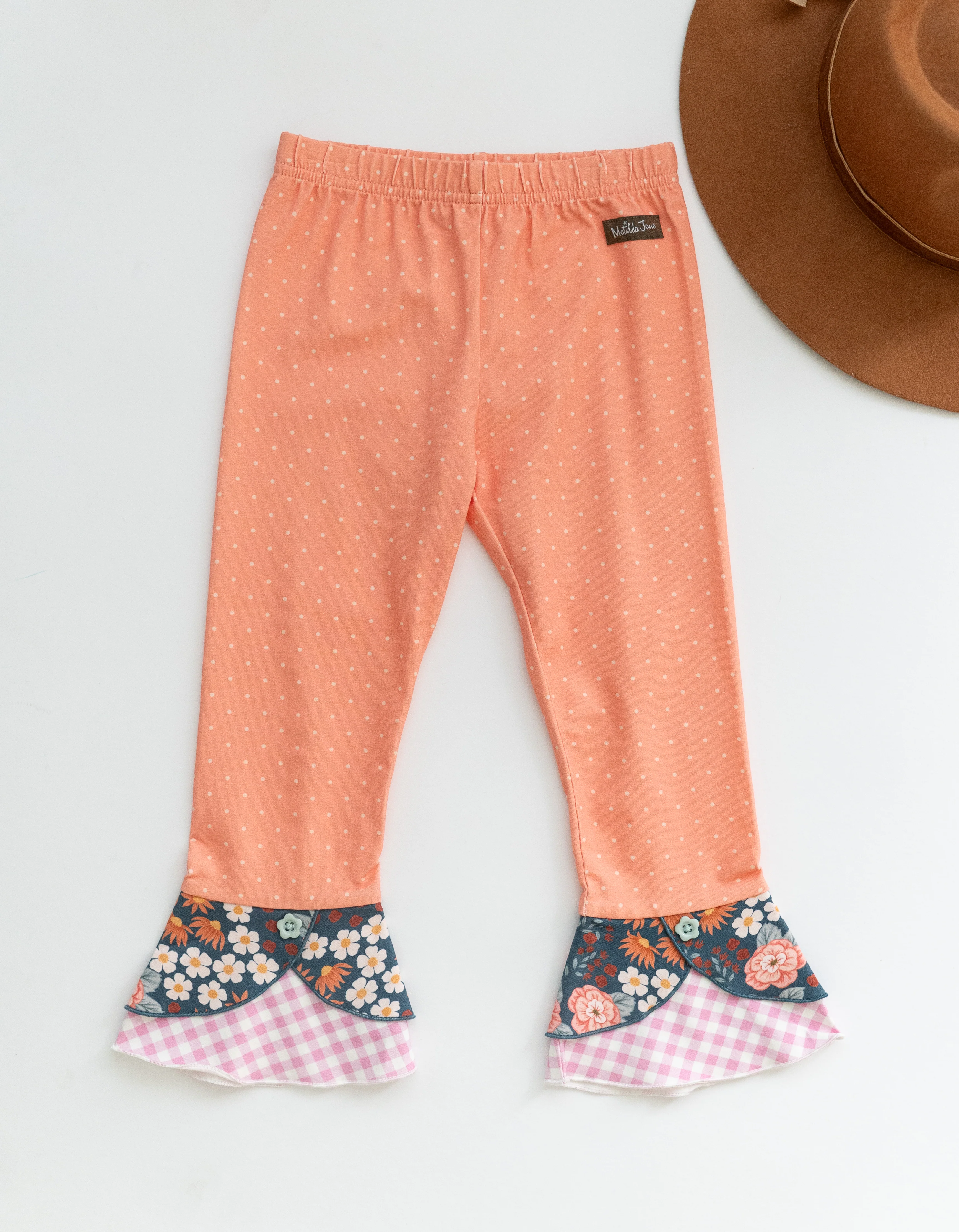 Peach Garden Giggles Scrappy Leggings - Image 2